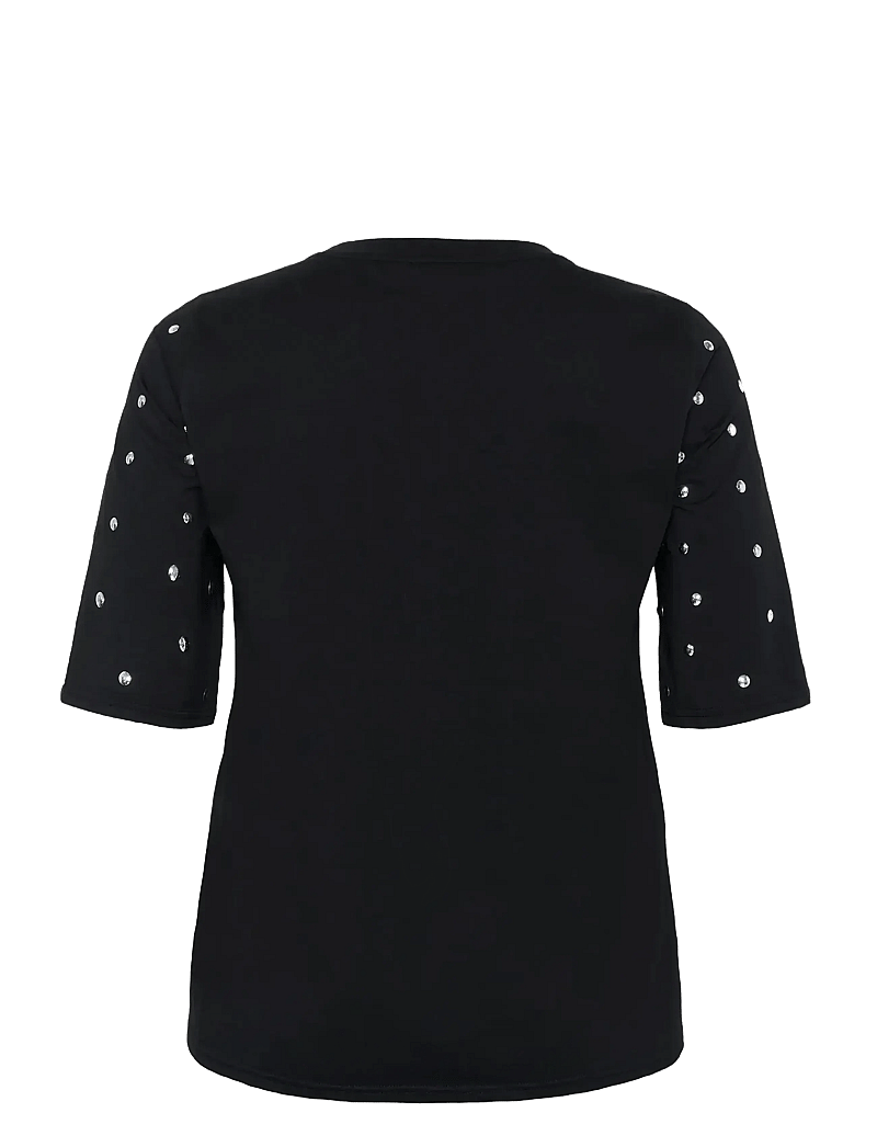 Kaffe Curve - KChelena T-Shirt - t-shirts - black deep - 2