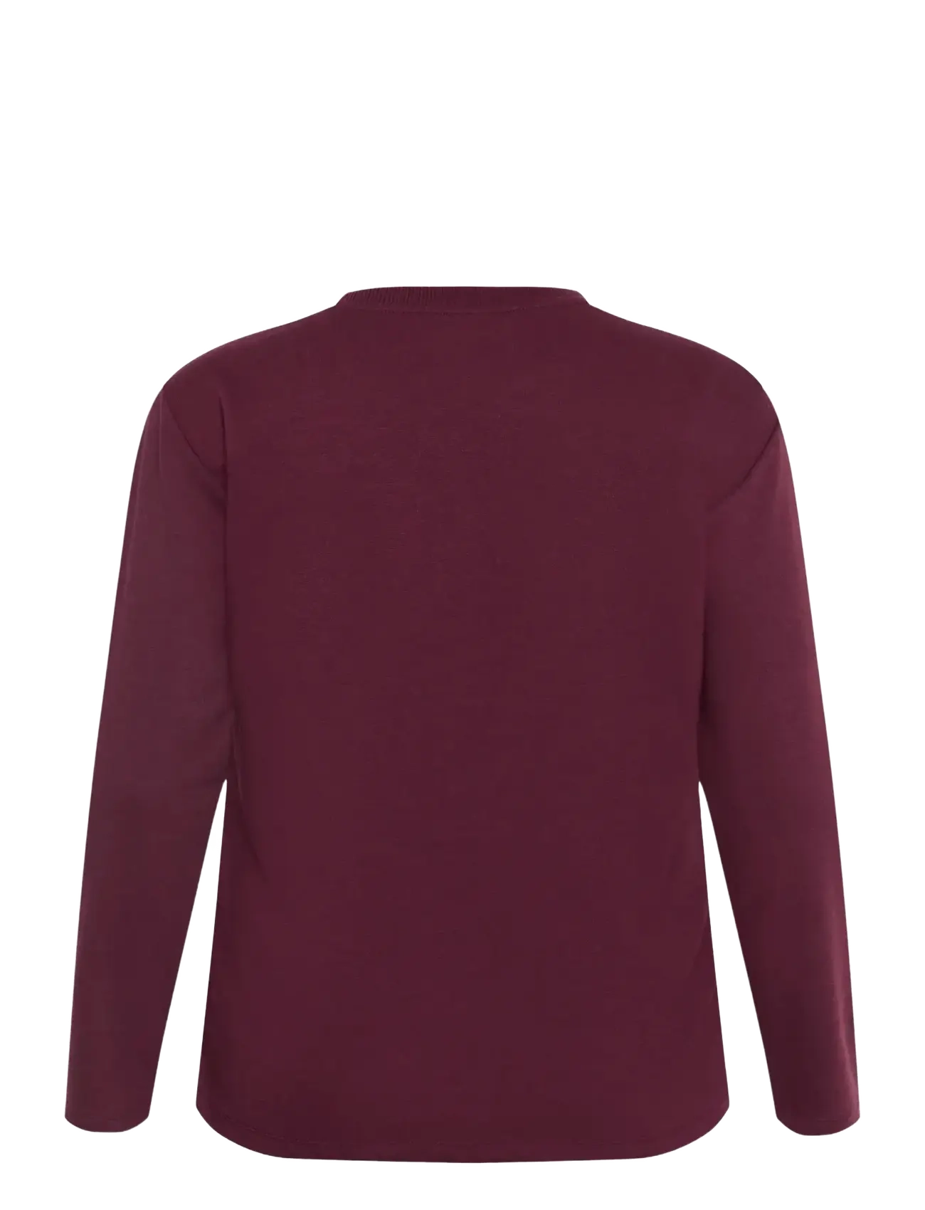 Kaffe Curve - KCeliza Sweatshirt - langärmlige tops - windsor wine/amour embd. - 2