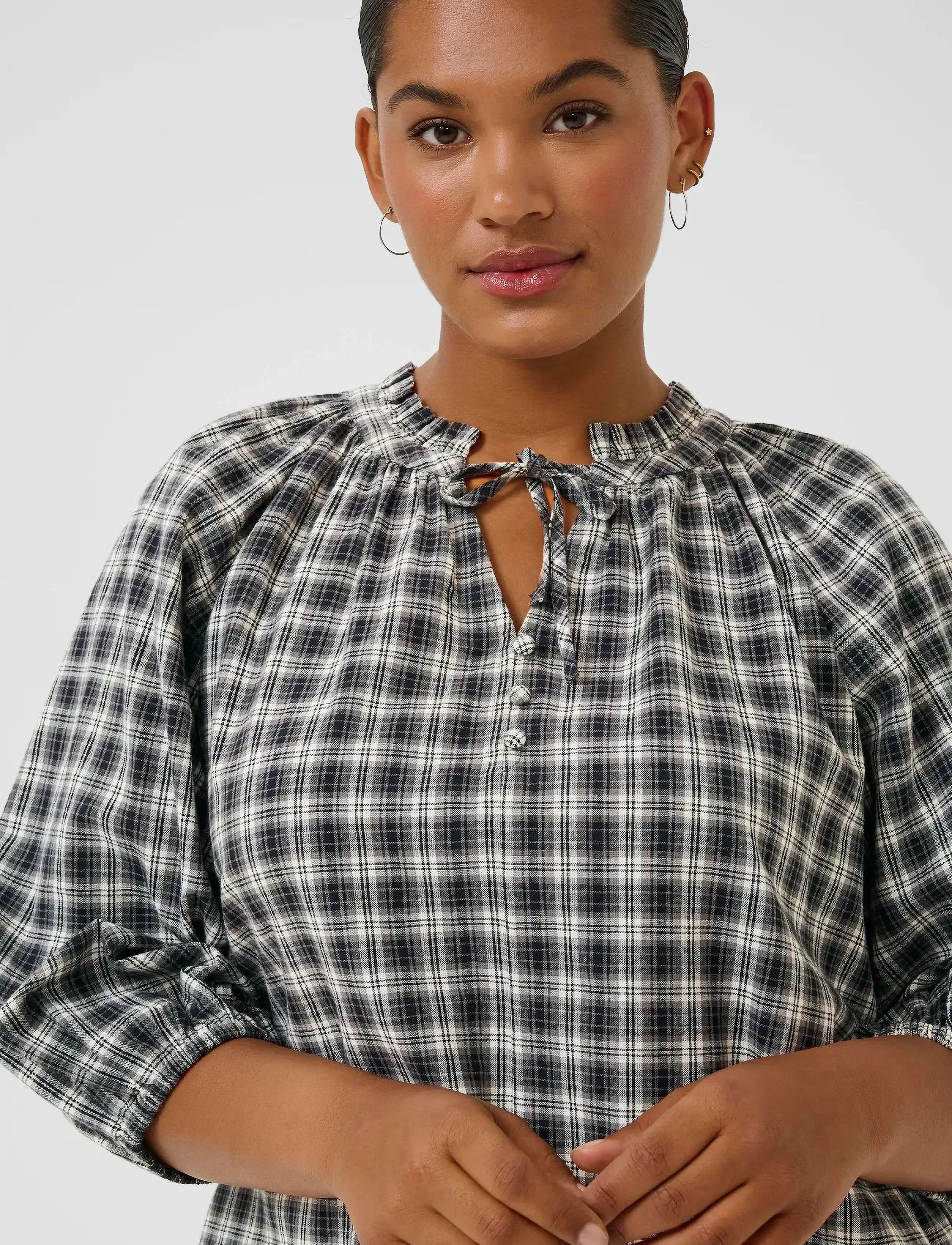 KAFFE CURVE Kcelina Blouse blusar dam – bild 4