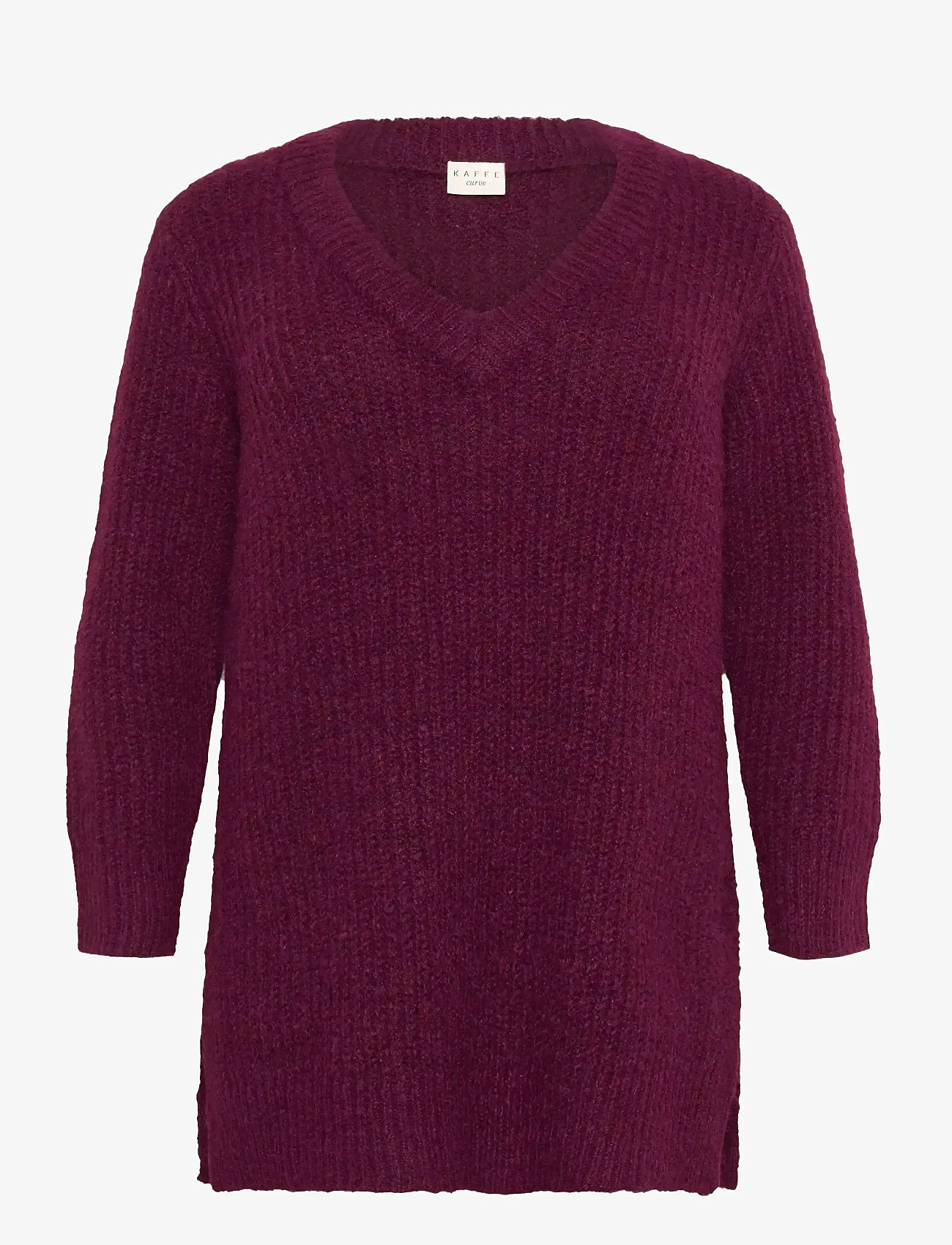 Kaffe Curve KCania Pullover - Kaffe Curve - WINDSOR WINE / burgundy