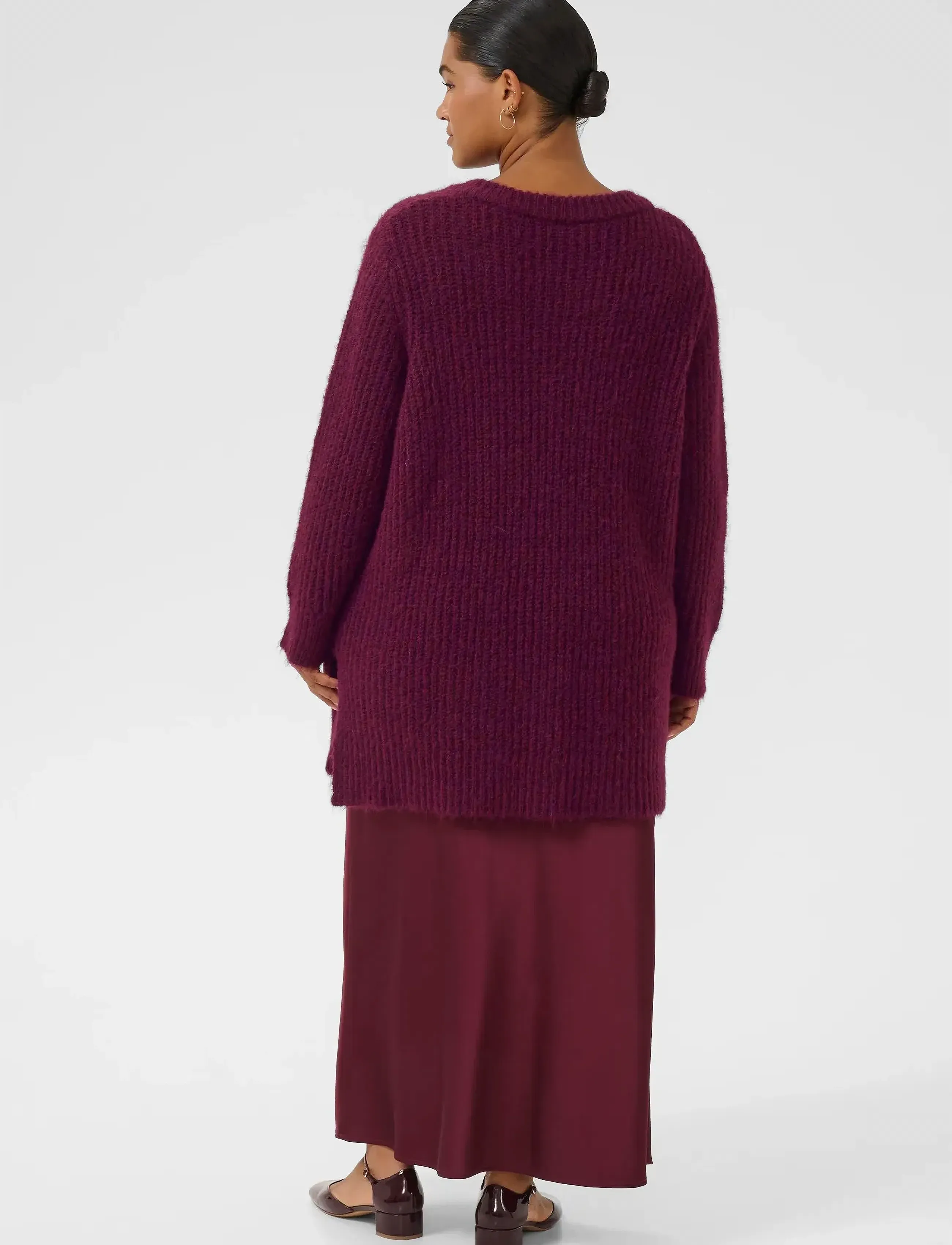 Kaffe Curve - KCania Pullover - neulepuserot - windsor wine - 4