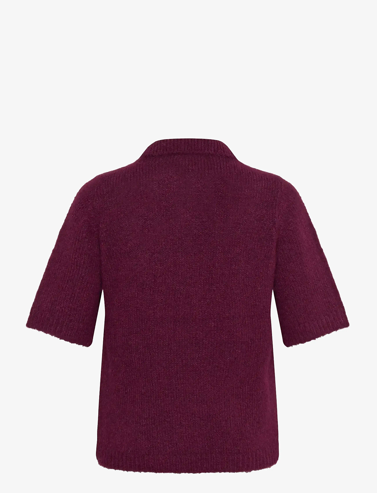 Kaffe Curve - KCemilia Polo Pullover - striktrøjer - windsor wine - 2