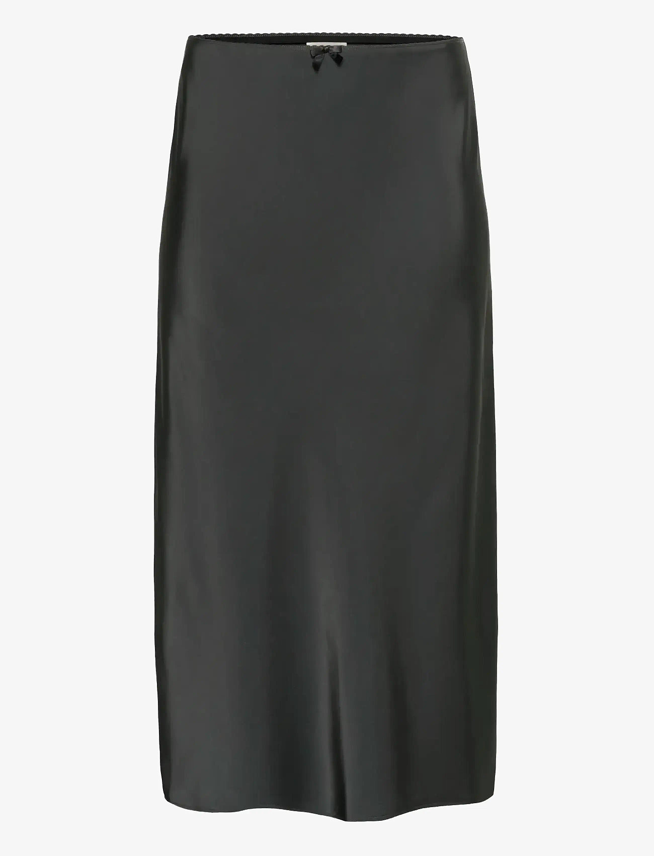 Kaffe Curve - KChilla Skirt - satinnederdele - black oyster - 1