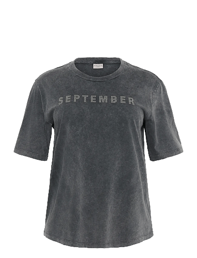 Kaffe Curve KCJENA V-NECK - T-shirt basic - chalk/crème Kaffe Curve KCJENA V-NECK - T-shirt basic - chalk/crème