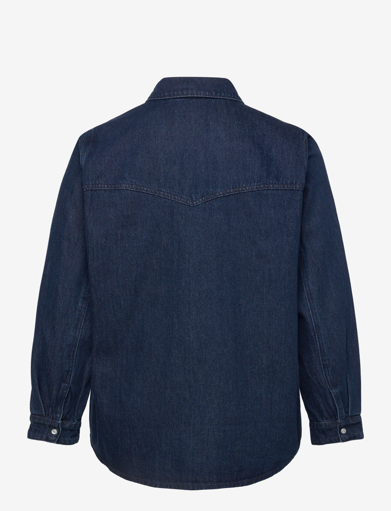 Kaffe Curve - KCelisa Denim Shirt - denimskjorter - dark blue denim - 1