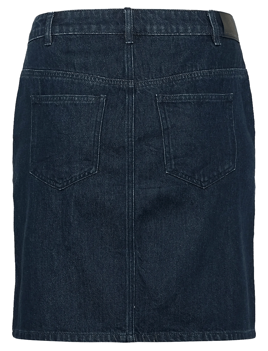 Kaffe Curve - KCelisa Denim Skirt - jeansröcke - dark blue denim - 2