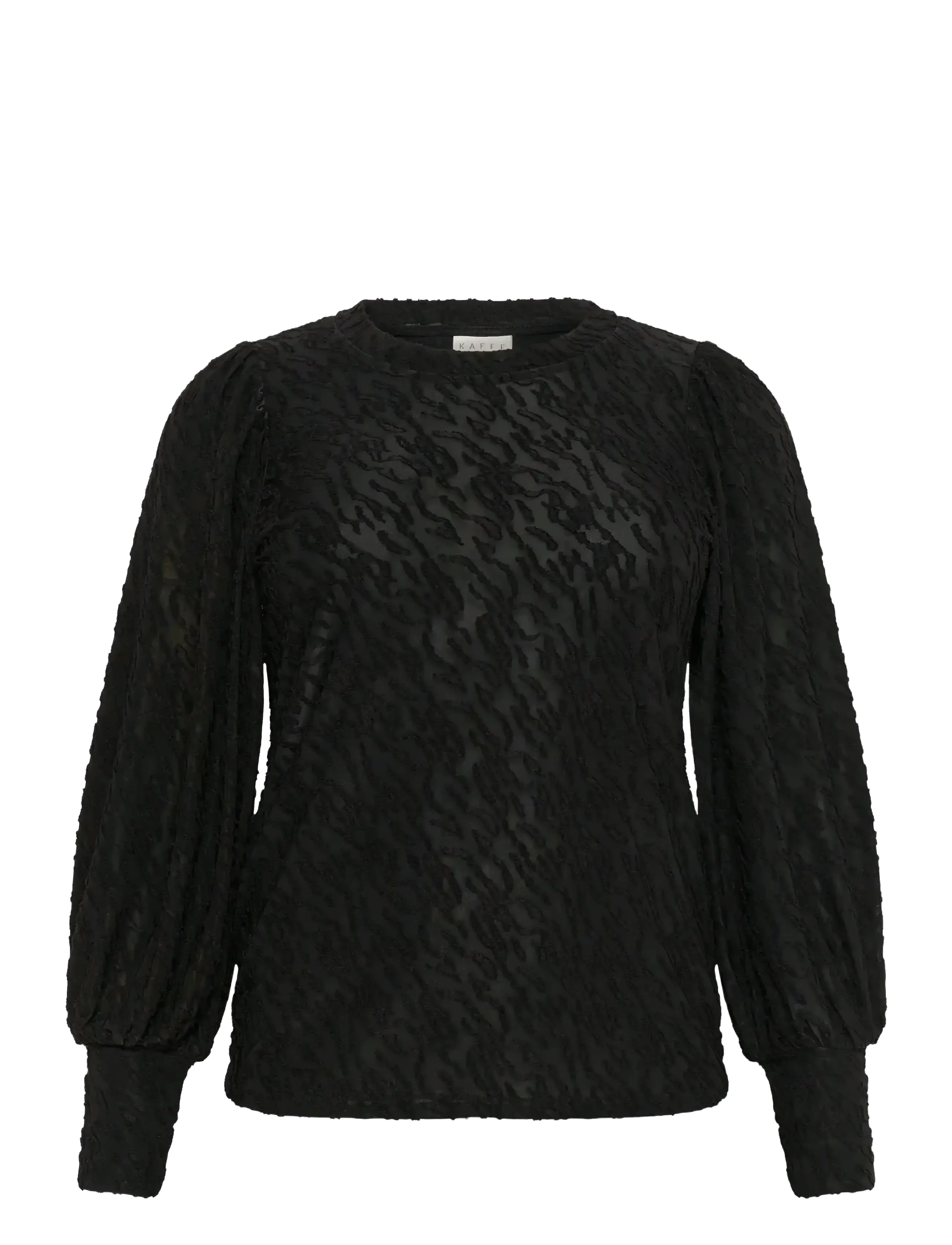 Kaffe Curve KCzarina T-Shirt - Transitional Layering - BLACK DEEP / black