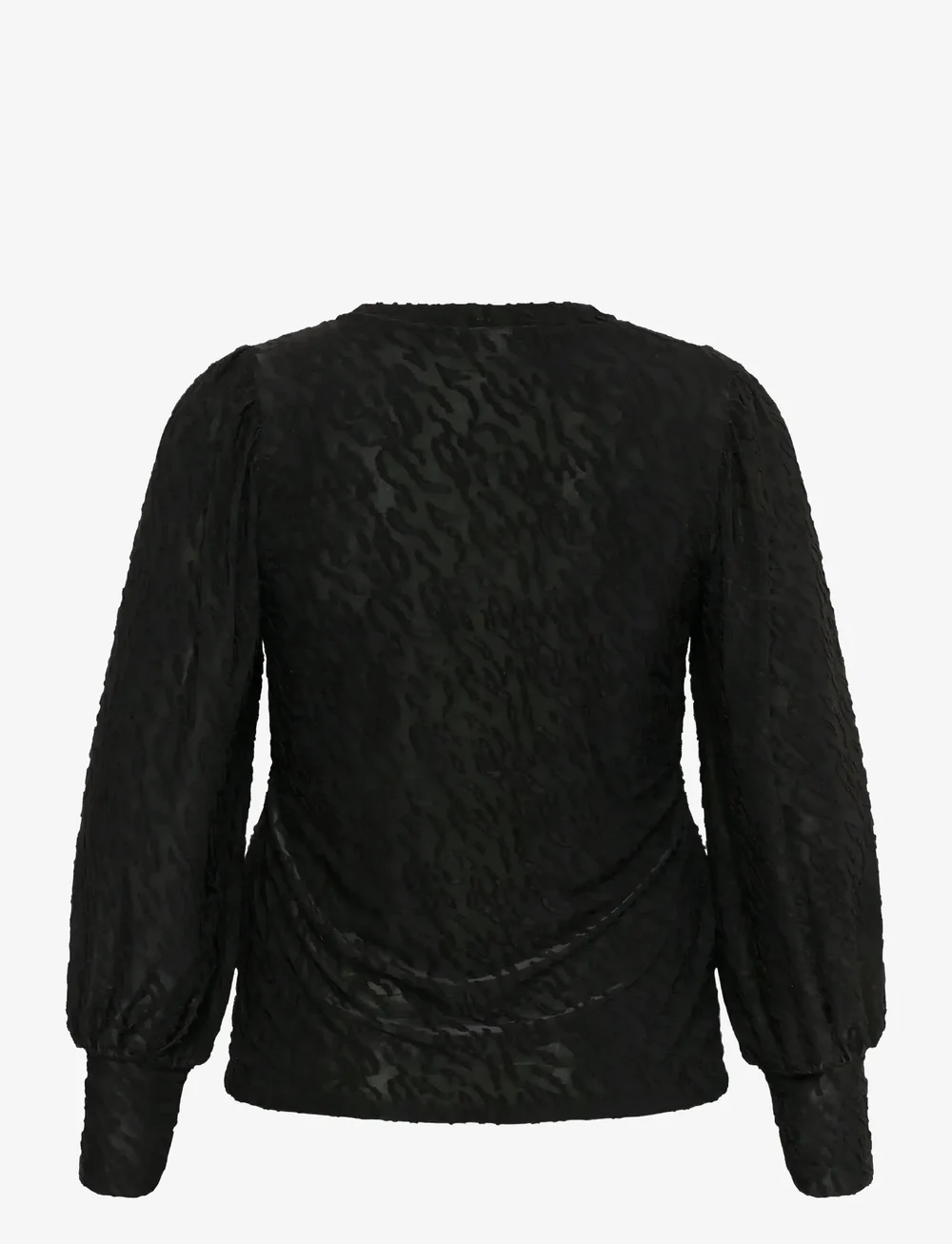 Kaffe Curve - KCzarina T-Shirt - långärmade toppar - black deep - 2