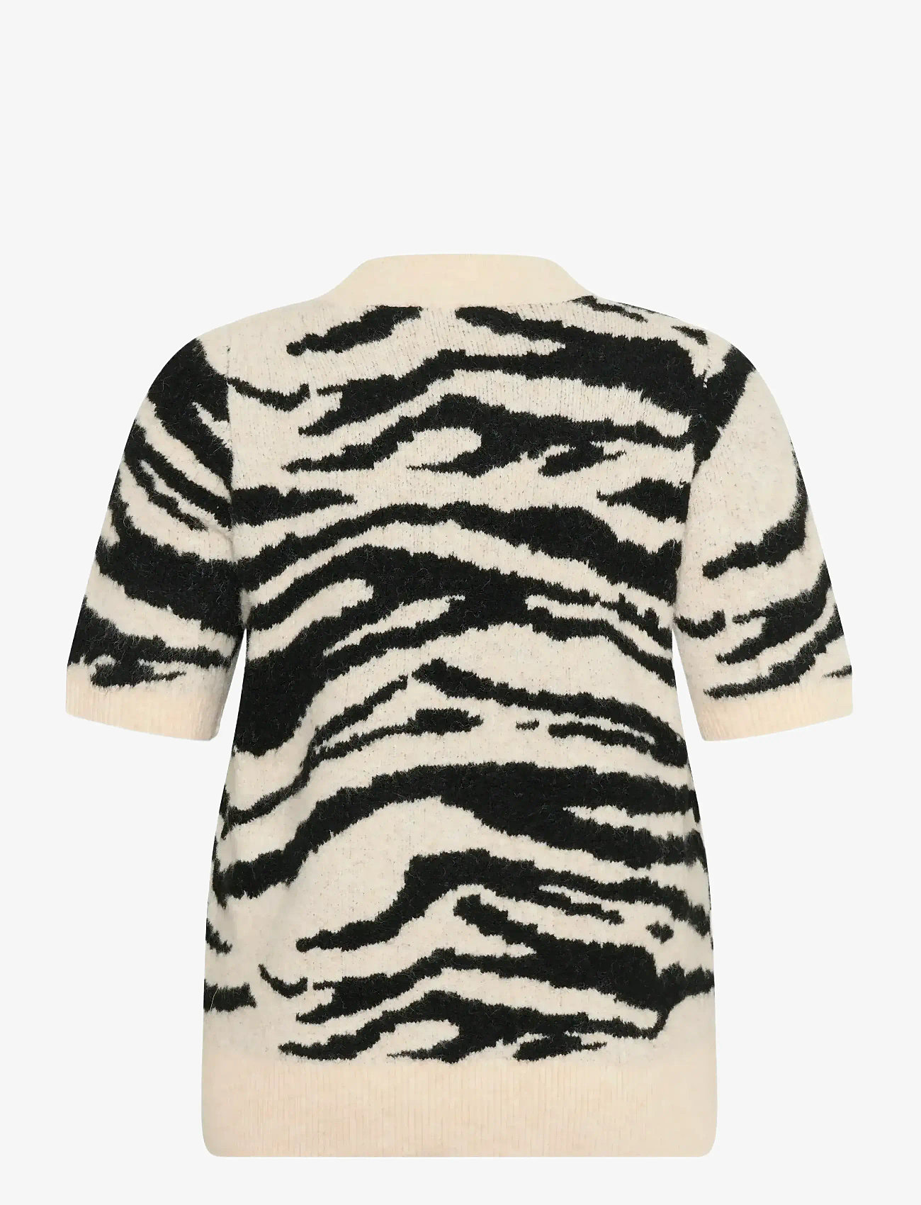 Kaffe Curve - KCsandia Pullover - herbstliche kleidung - turtledove/black animal - 1