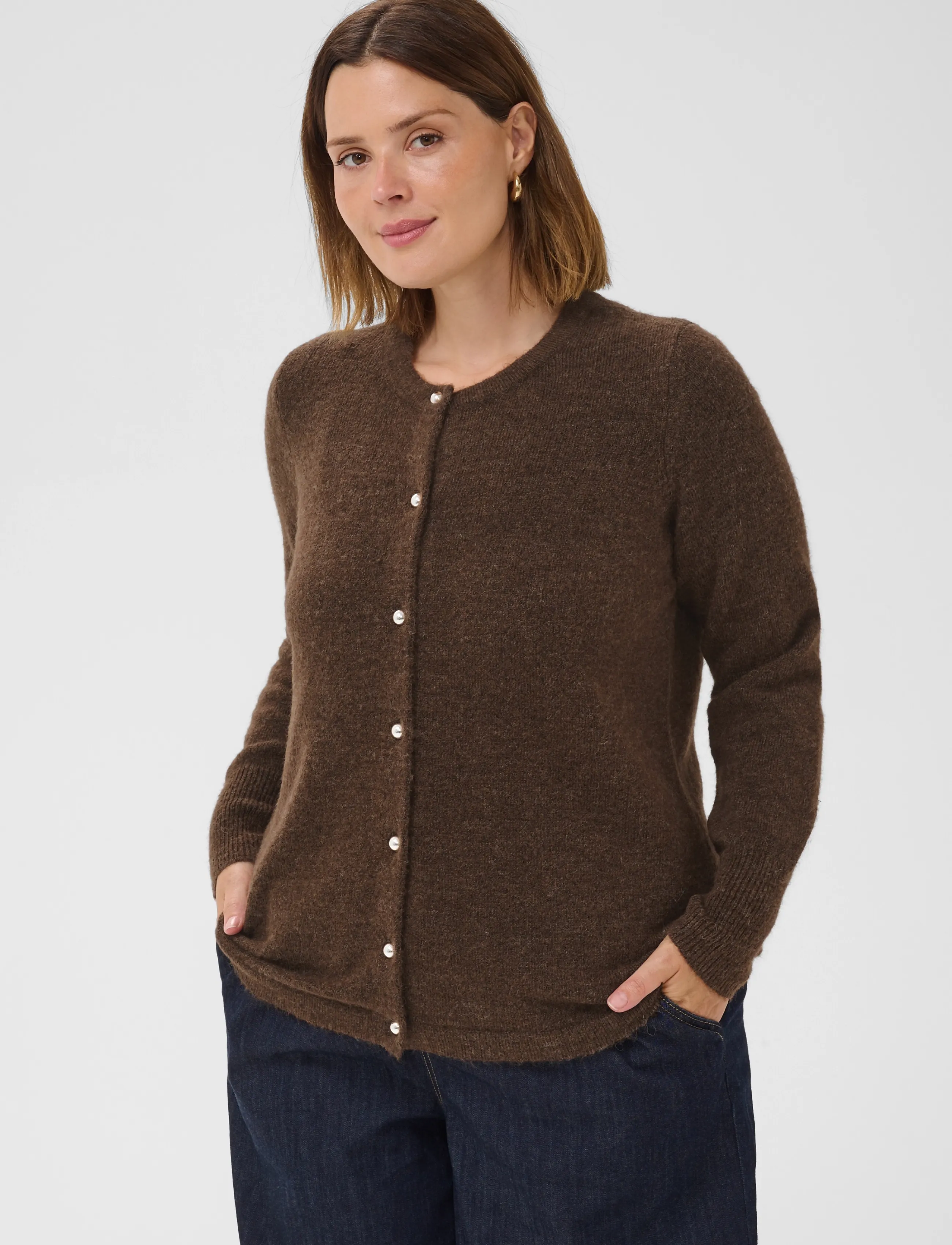 Kaffe Curve - KCniela Cardigan - cardigans - carafe melange - 1