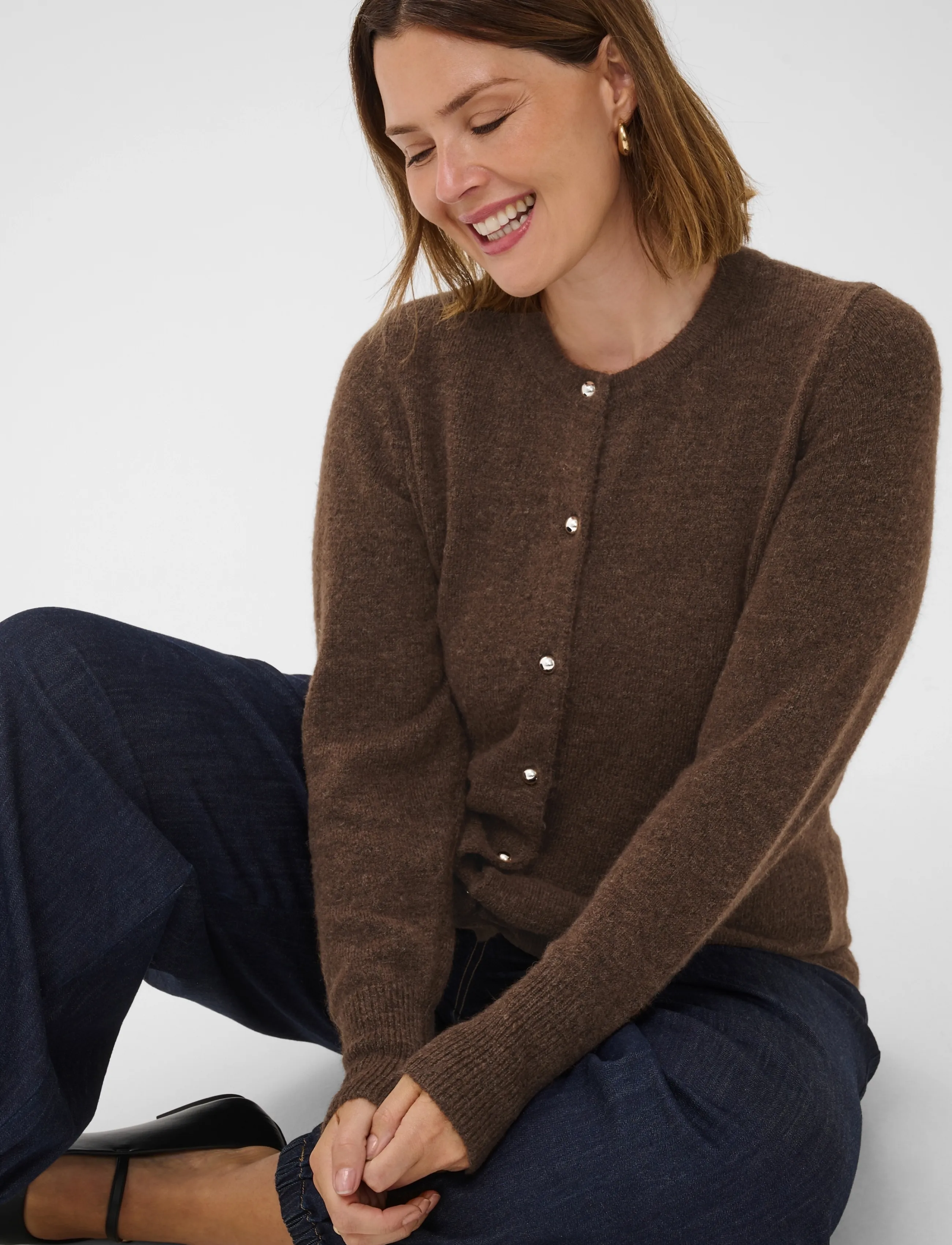 Kaffe Curve - KCniela Cardigan - cardigans - carafe melange - 4