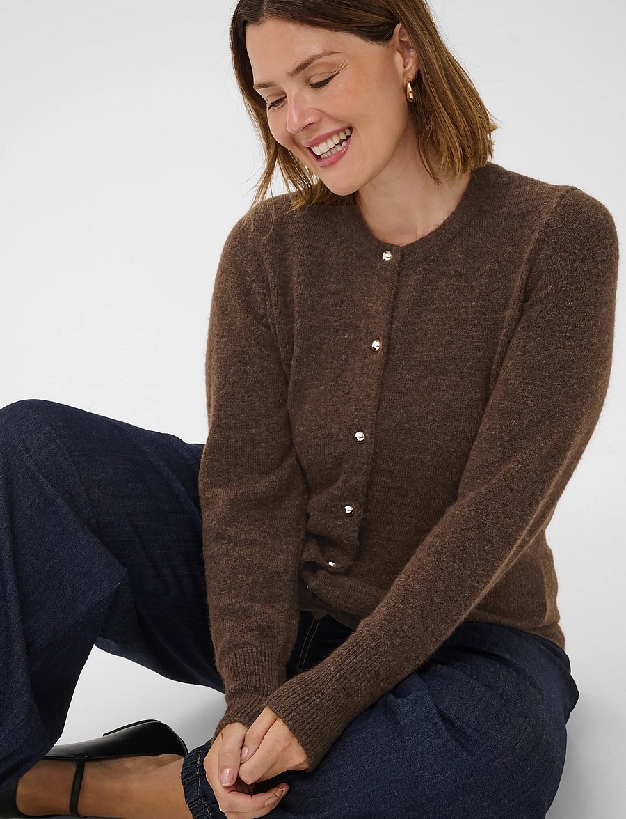 Kaffe Curve - KCniela Cardigan - cardigans - carafe melange - 5