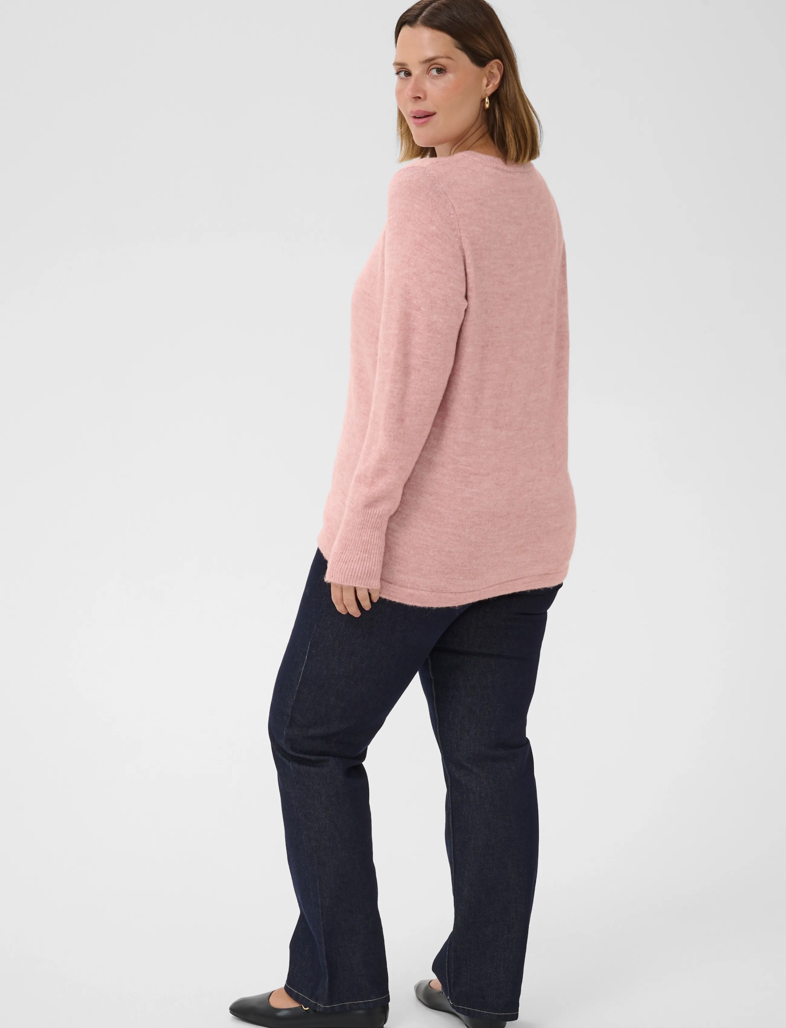 Kaffe Curve - KCniela Cardigan - cardigans - pale mauve melange - 3