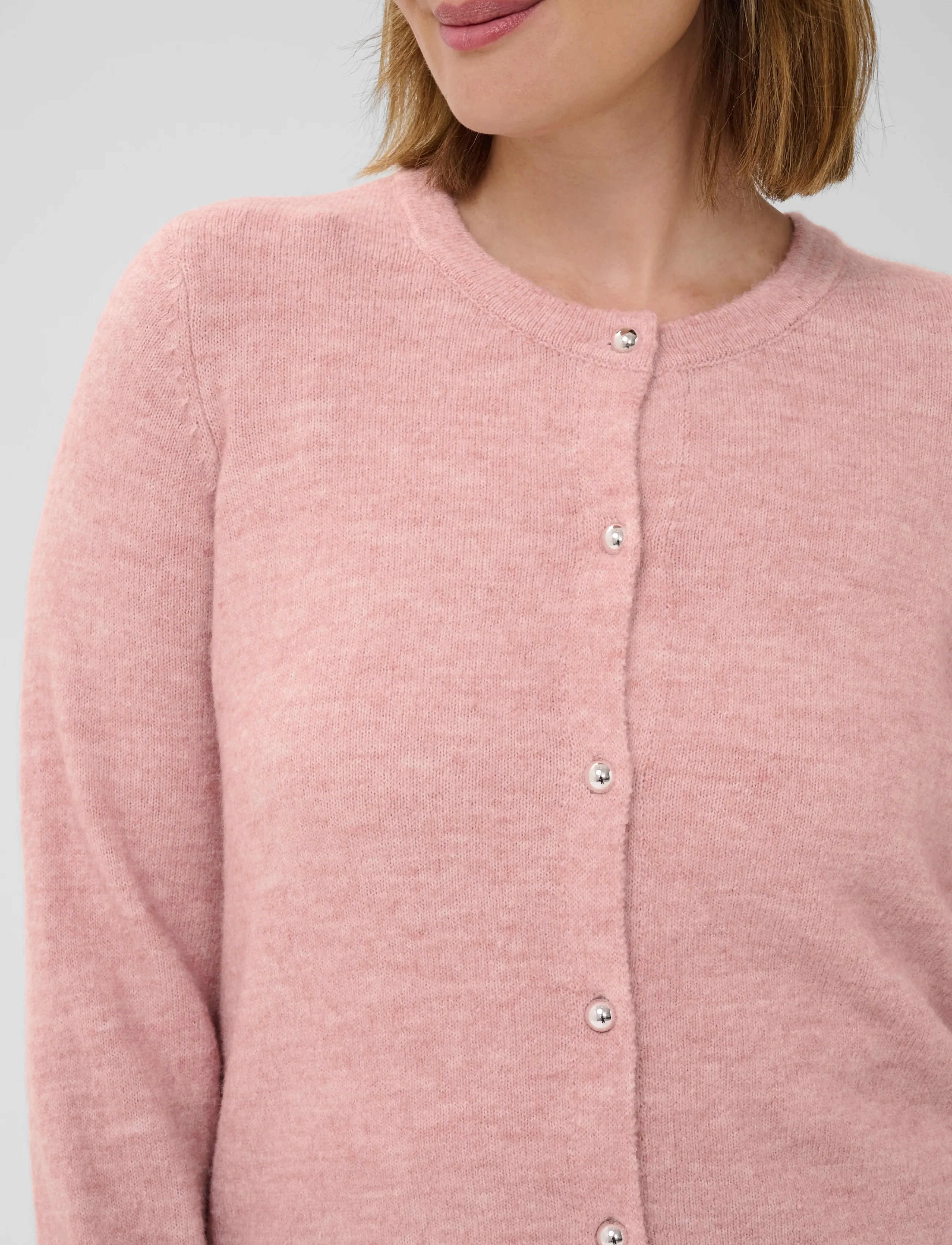 Kaffe Curve - KCniela Cardigan - cardigans - pale mauve melange - 5
