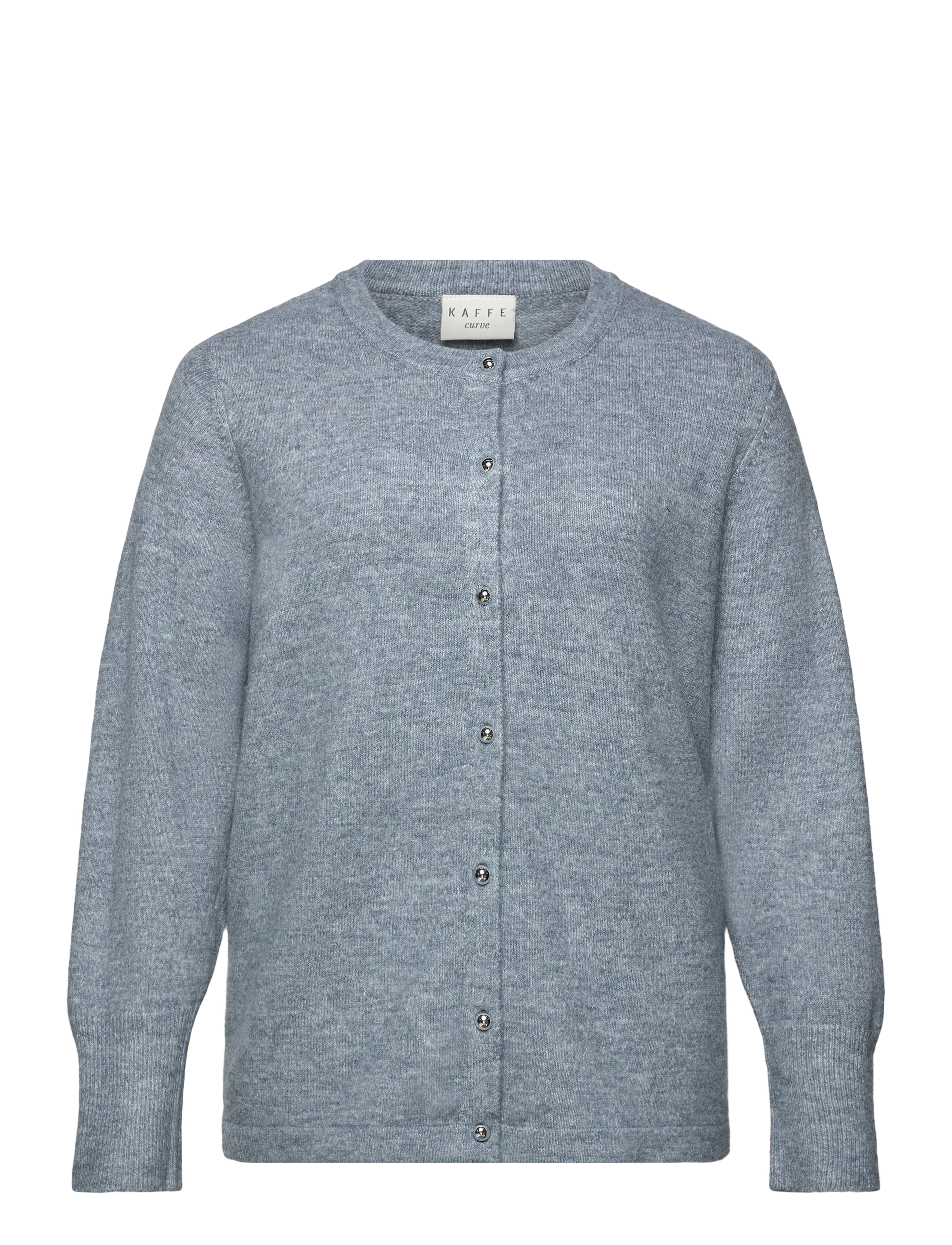Kaffe Curve KCniela Cardigan - Transitional Layering - WINDWARD BLUE MELANGE / blue