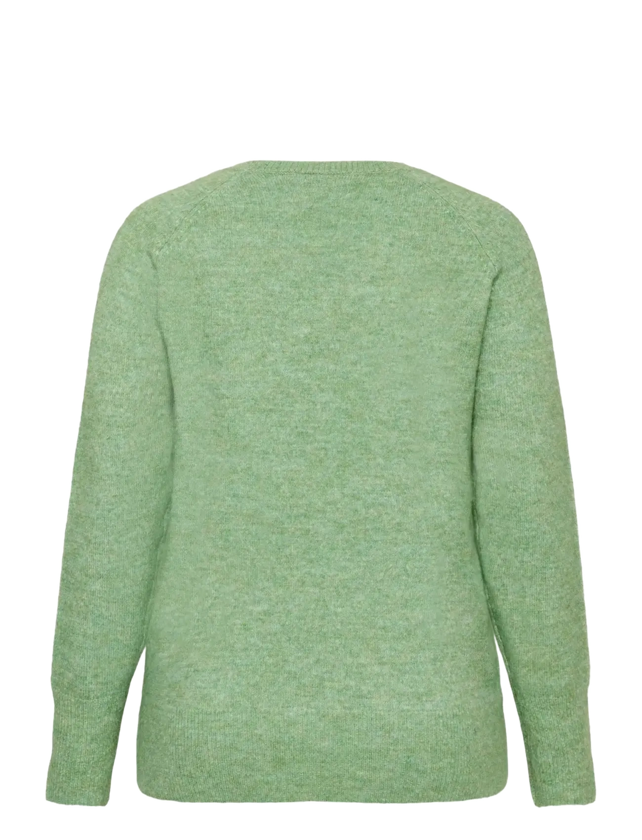 Kaffe Curve - KCniela V-neck Pullover - trøjer - sea spray melange - 2
