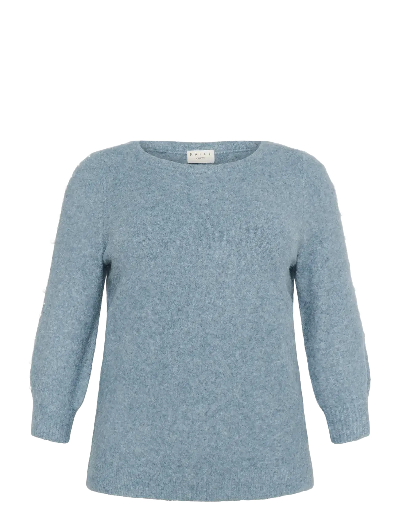 KAFFE CURVE Kcletty Pullover Blau - XL - Damen