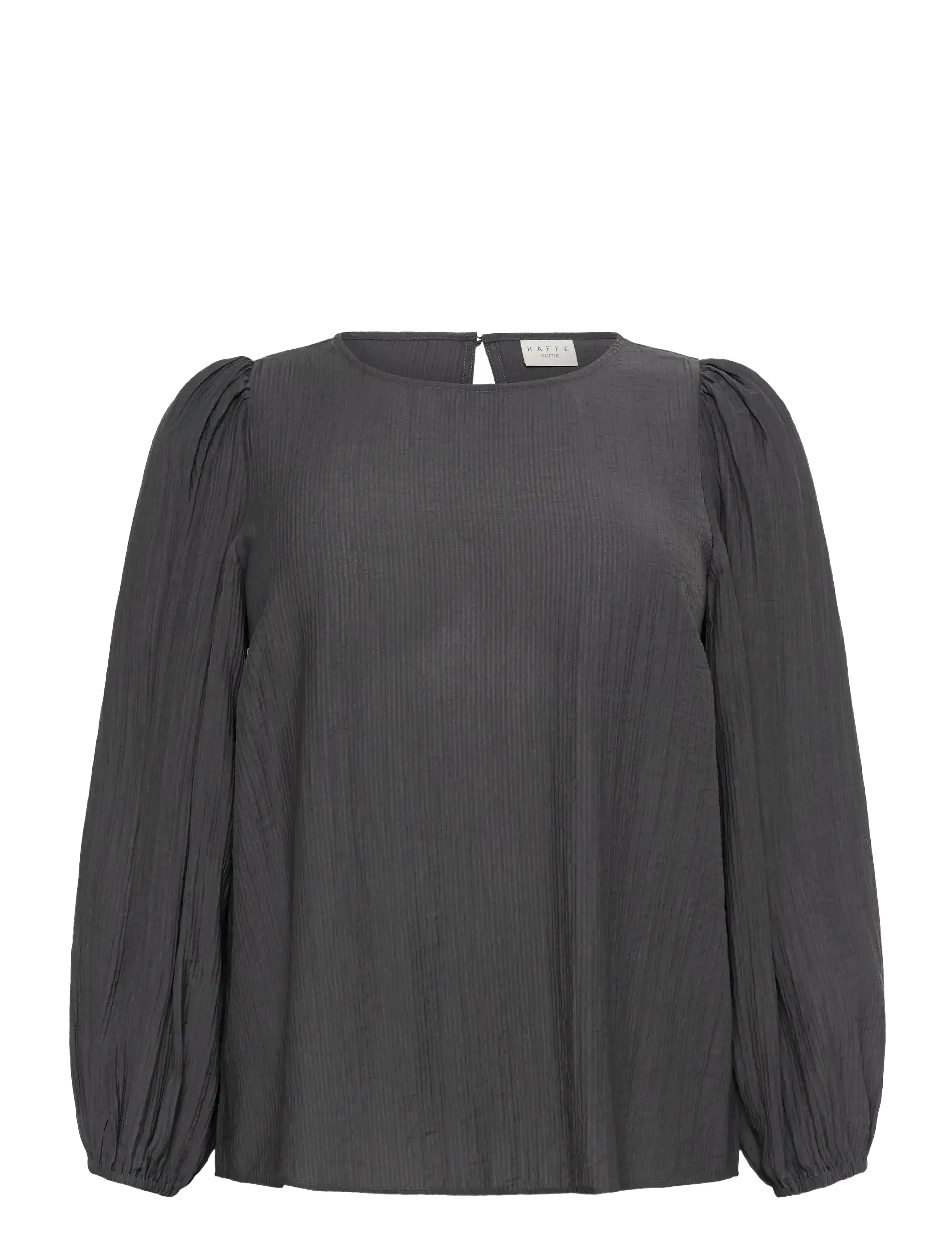 KAFFE CURVE Kcviva Bluse Grau - 48 - Damen