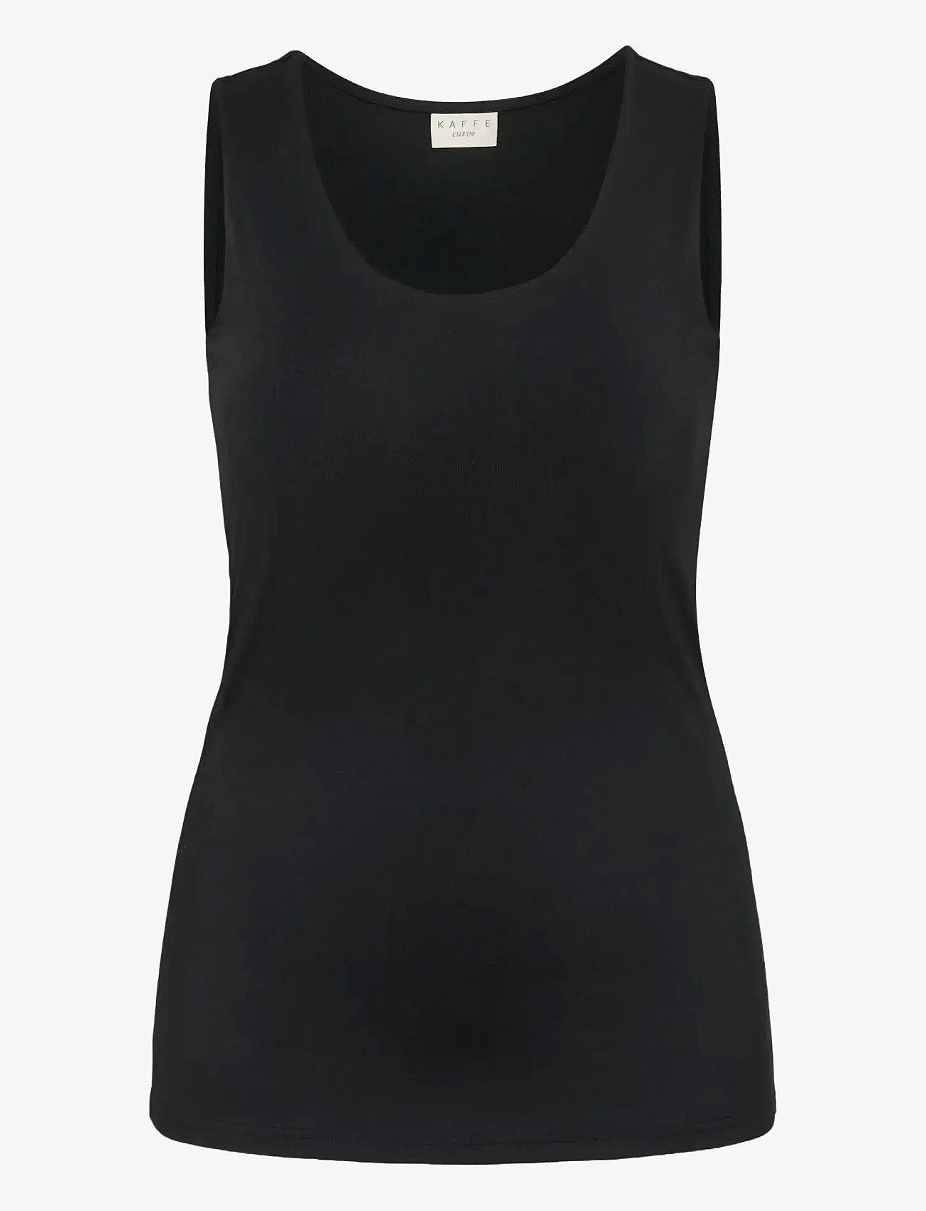 Kaffe Curve - KCerina Jersey Top - linnen - black deep - 0