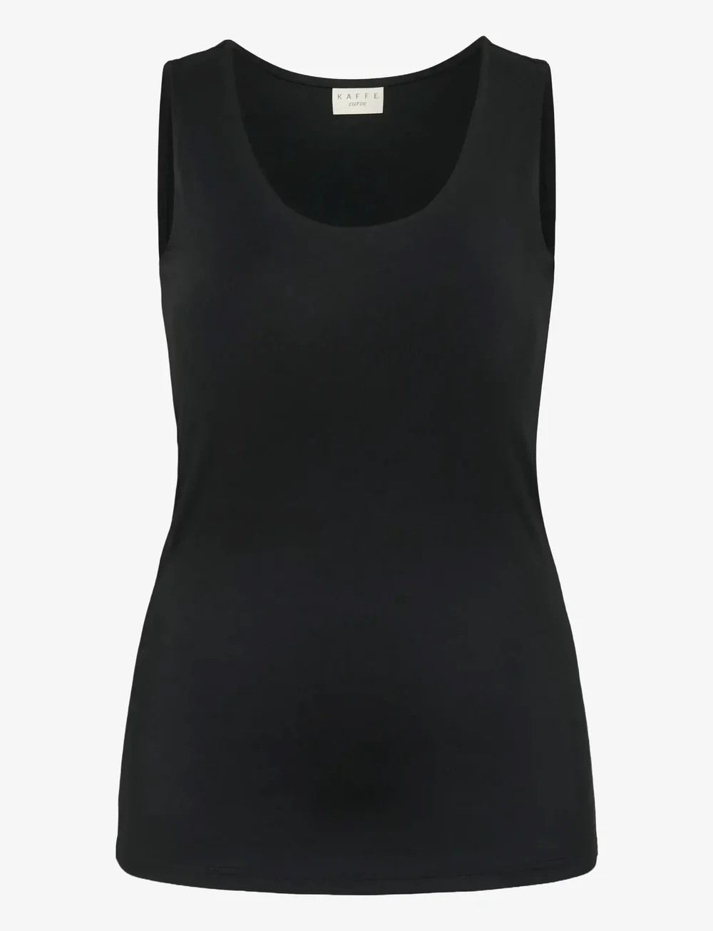 Kaffe Curve - KCerina Jersey Top - Ärmellose tops - black deep - 0