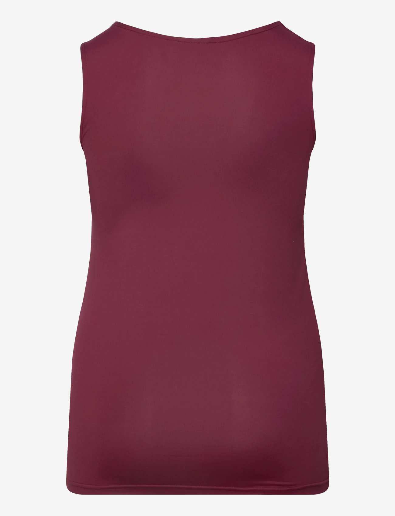 Kaffe Curve - KCerina Jersey Top - linnen - windsor wine - 2