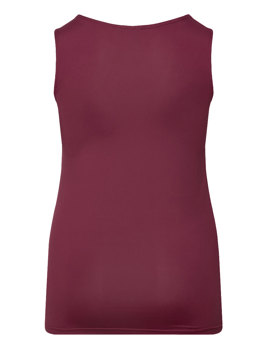 Kaffe Curve - KCerina Jersey Top - Ärmellose tops - windsor wine - 2