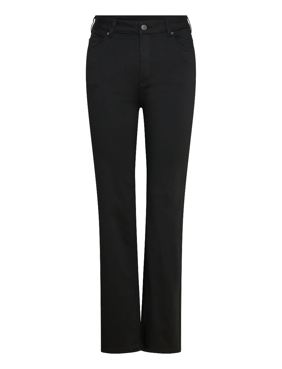 Kaffe Curve - KCdina Straight Full length Jeans - gerade jeans - black deep - 0