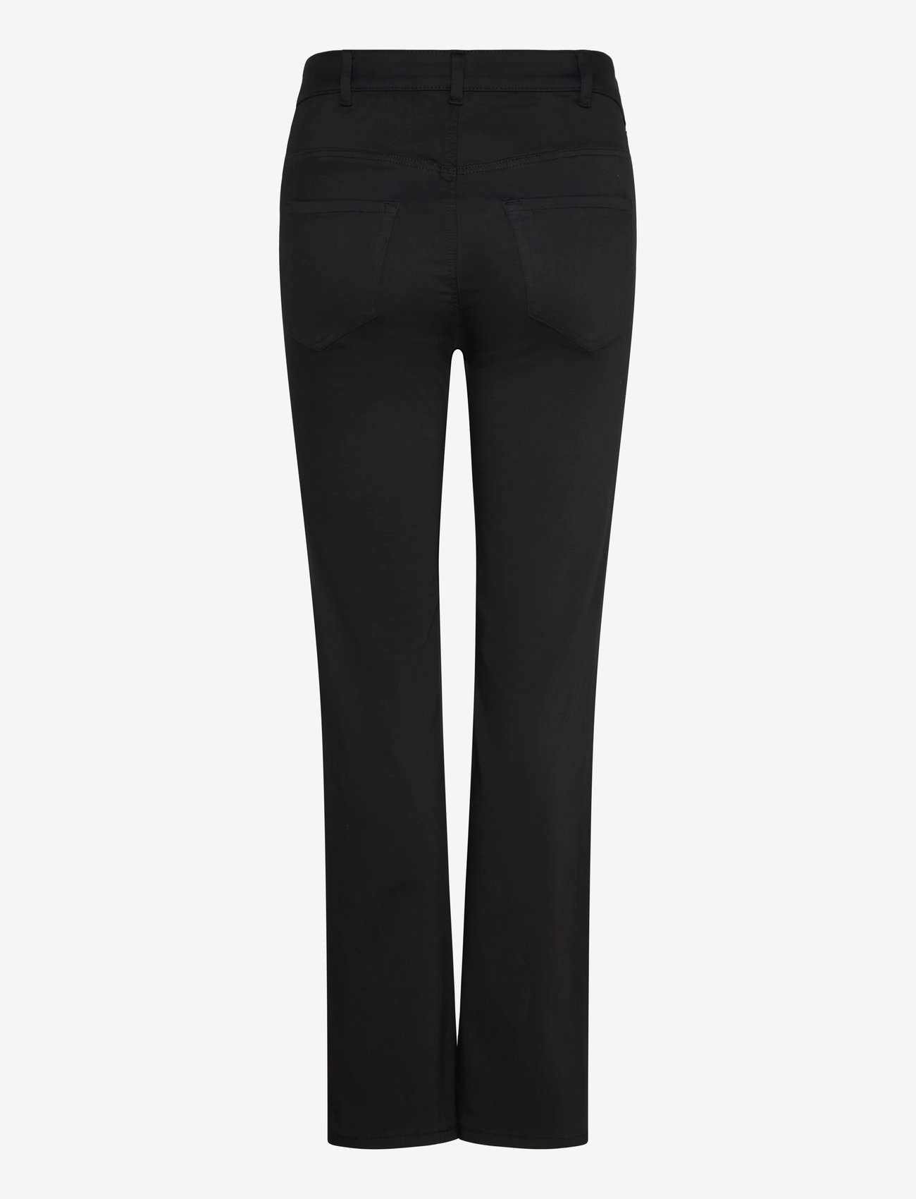 Kaffe Curve - KCdina Straight Full length Jeans - sirge säärega teksad - black deep - 1