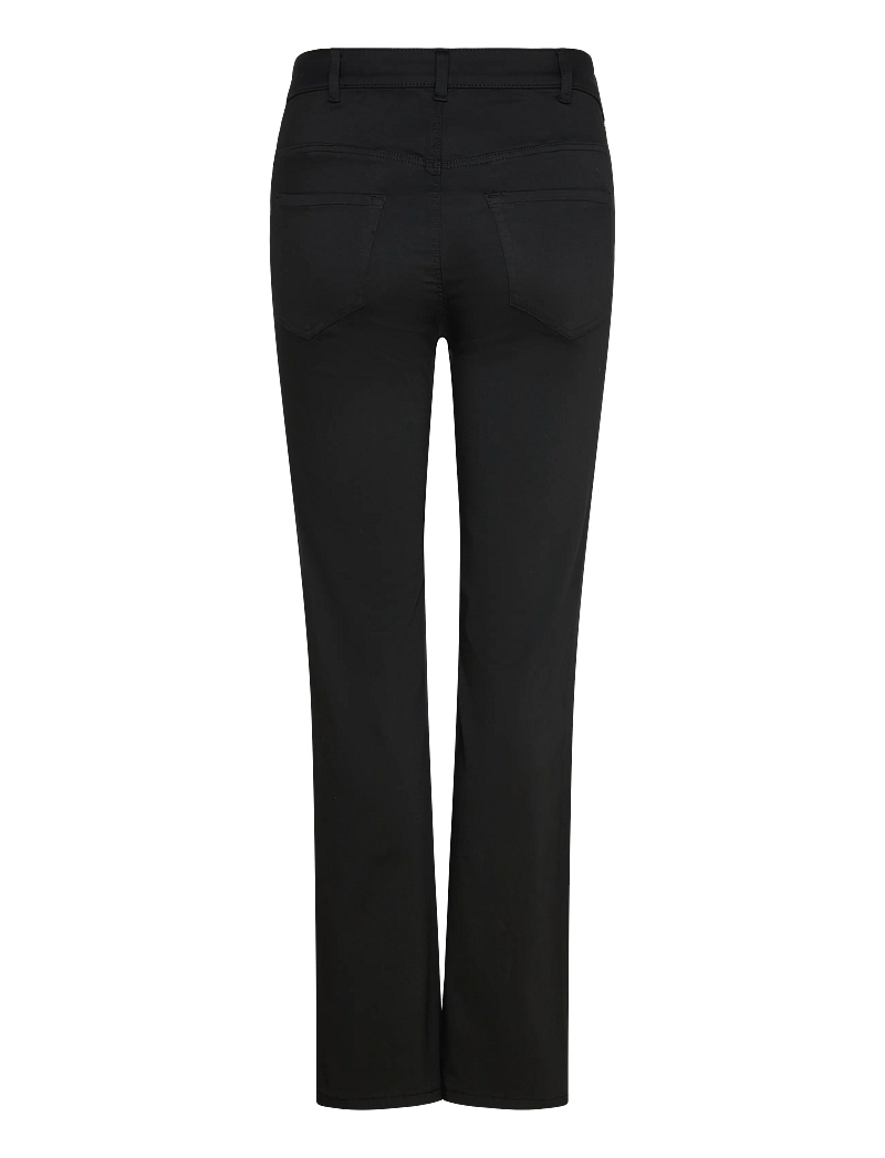 Kaffe Curve - KCdina Straight Full length Jeans - sirge säärega teksad - black deep - 1
