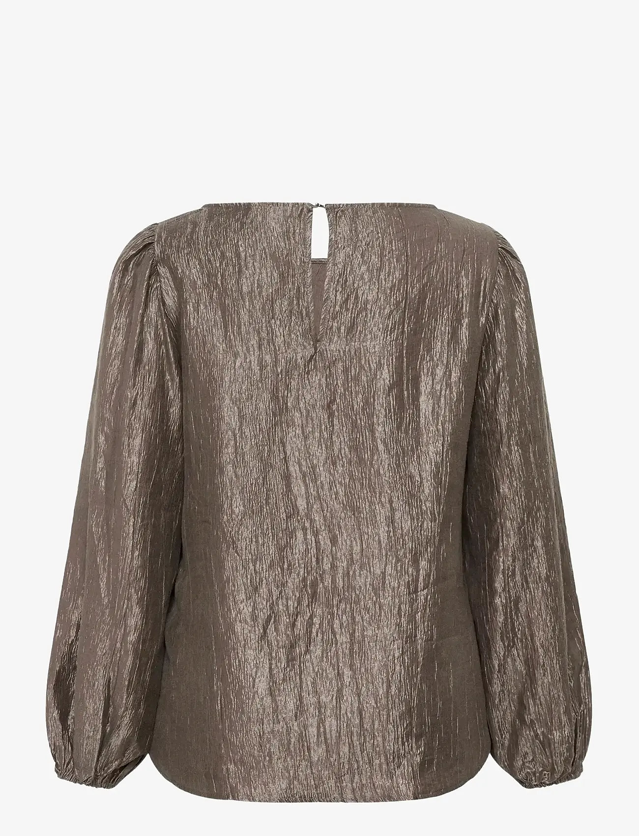 Kaffe Curve - KCrizza Blouse - langærmede bluser - morel - 1