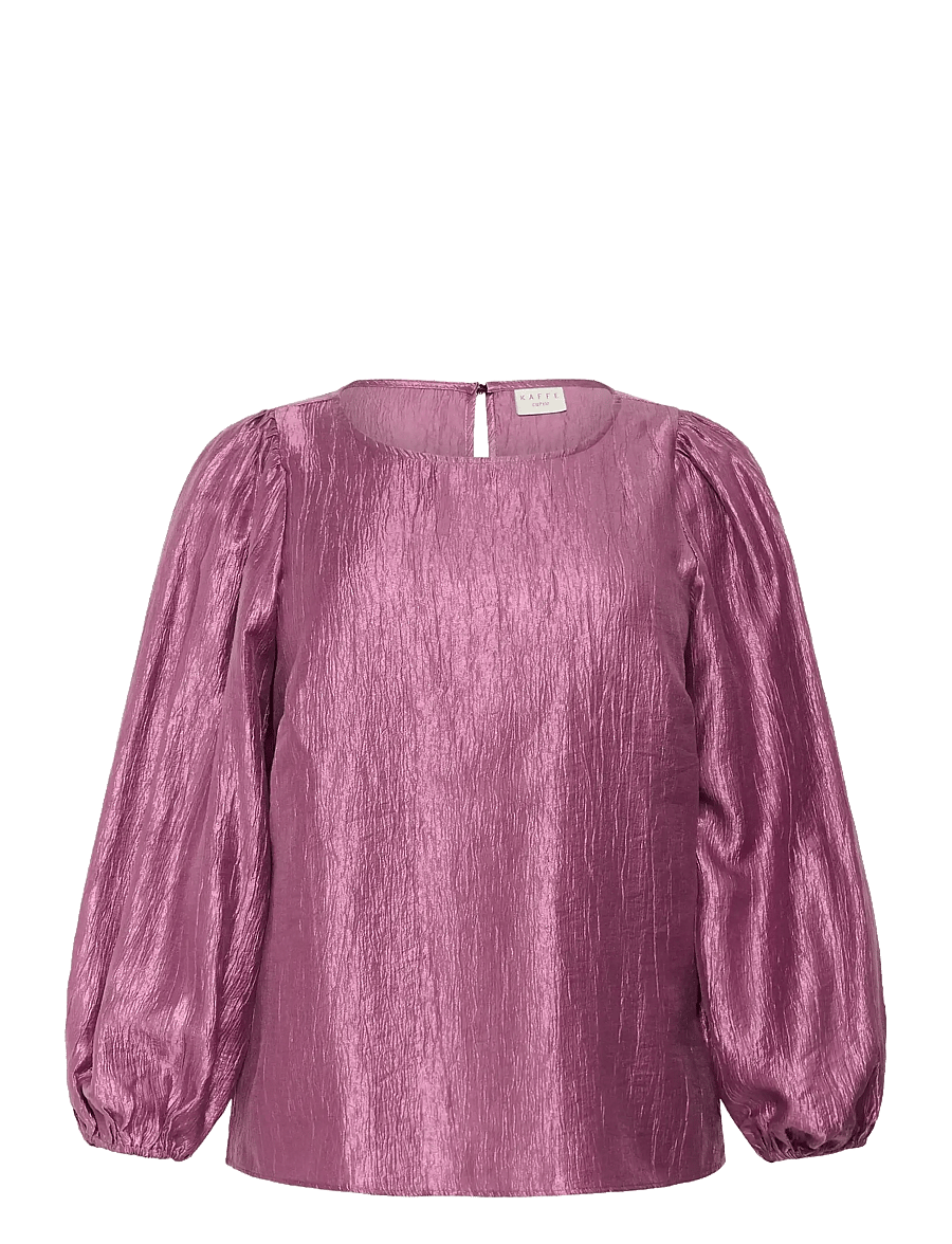 Kaffe Curve - KCrizza Blouse - langärmelige blusen - tulipwood - 1