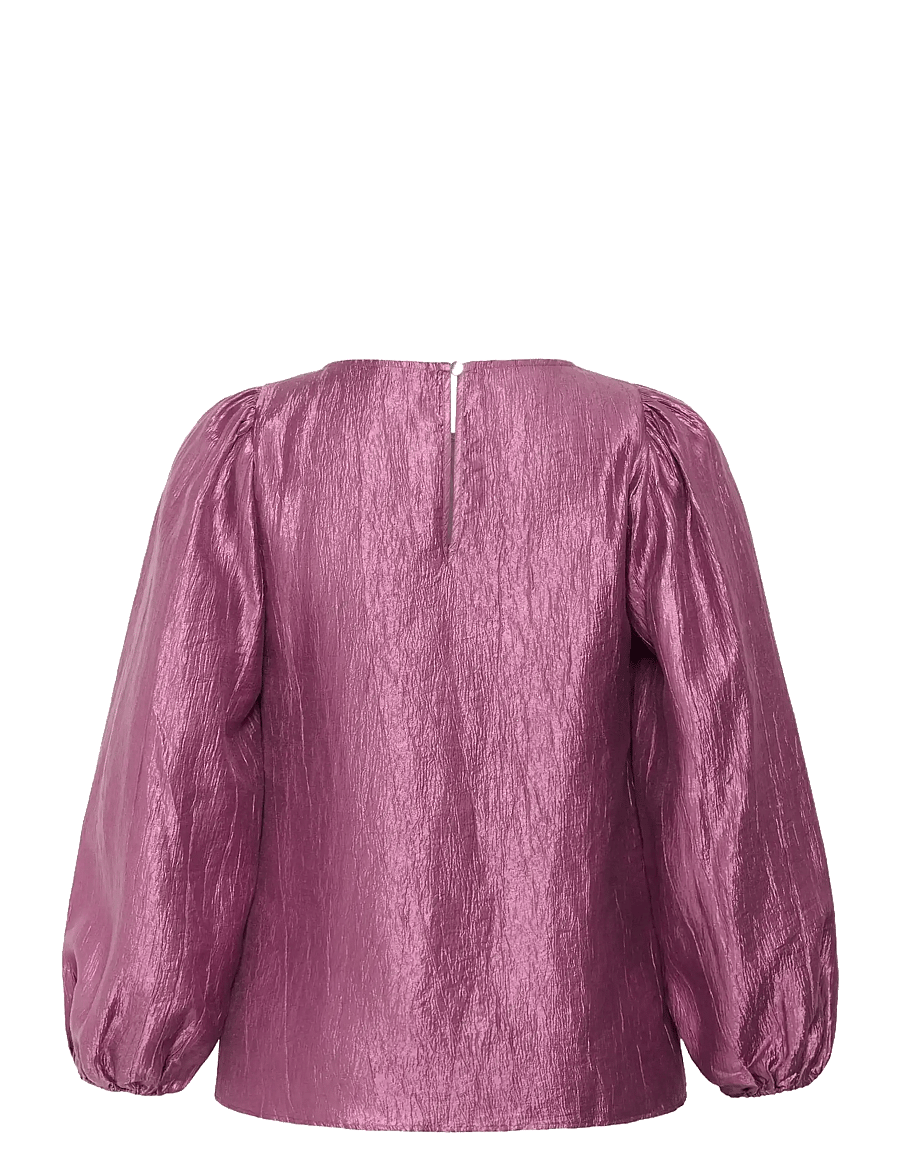 Kaffe Curve - KCrizza Blouse - langärmelige blusen - tulipwood - 2