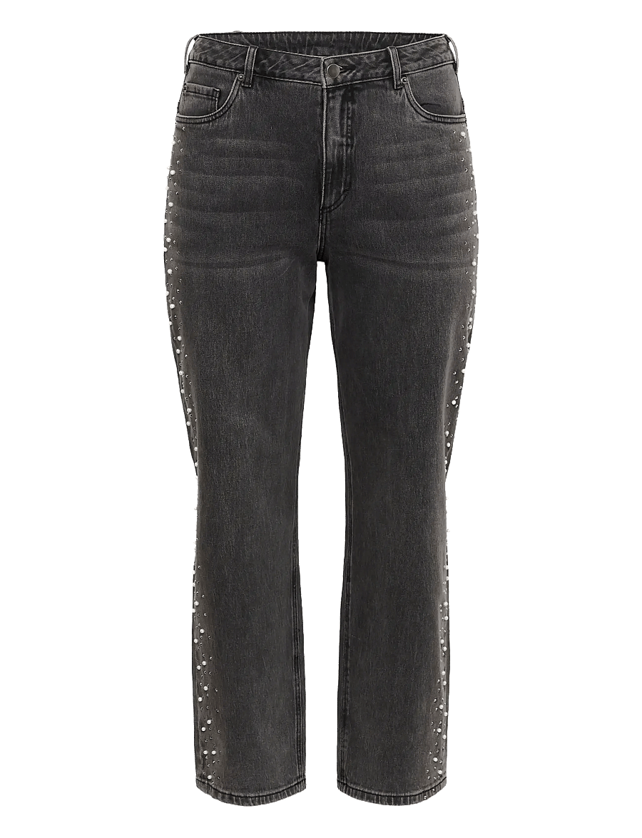 Kaffe Curve - KCpetri Straight Jeans - straight jeans - grey vintage wash - 1