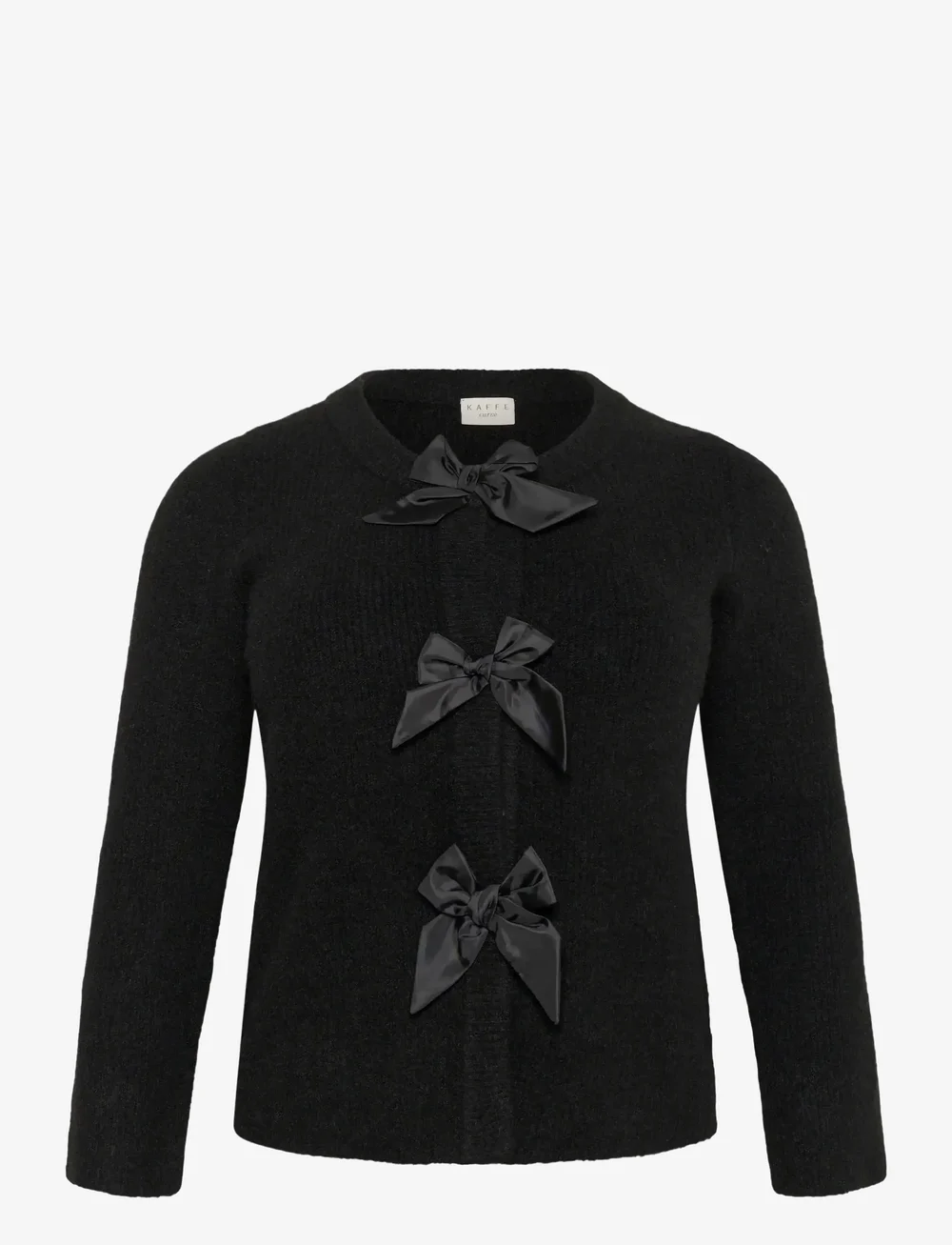 Kaffe Curve - KCmaia Knit Cardigan - cardigans - black deep - 1