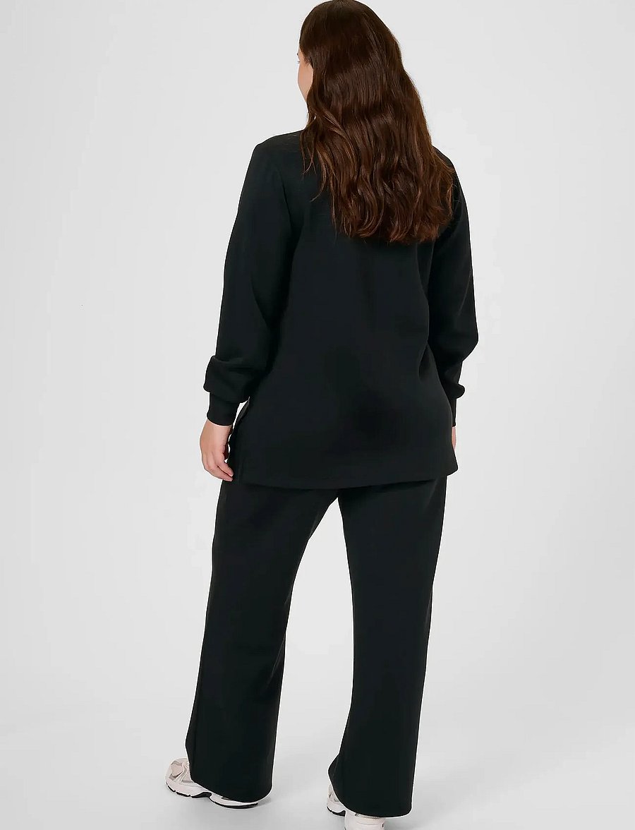 Kaffe Curve - KCannita Sweatshirt - langärmlige tops - black deep - 4