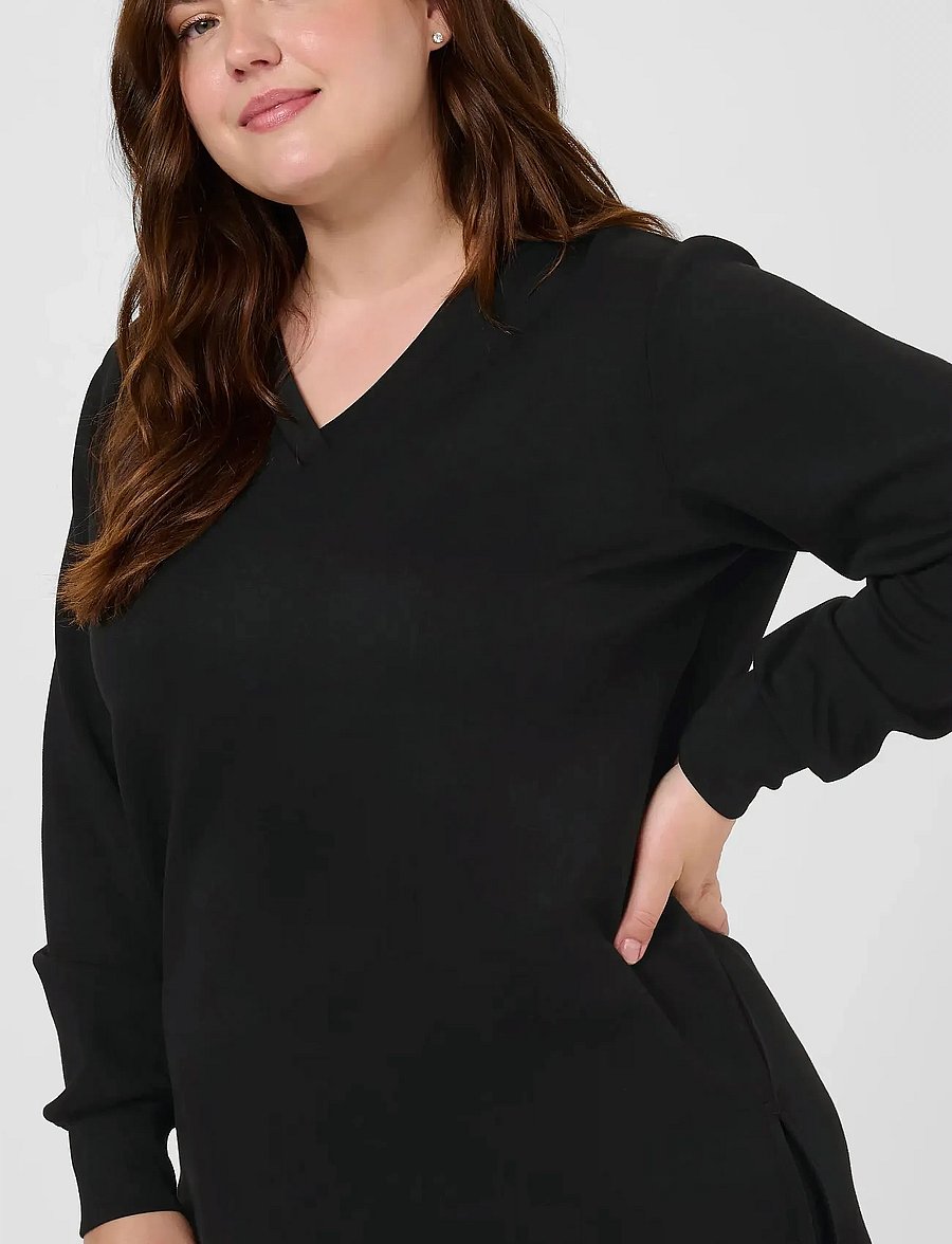 Kaffe Curve - KCannita Sweatshirt - langärmlige tops - black deep - 5