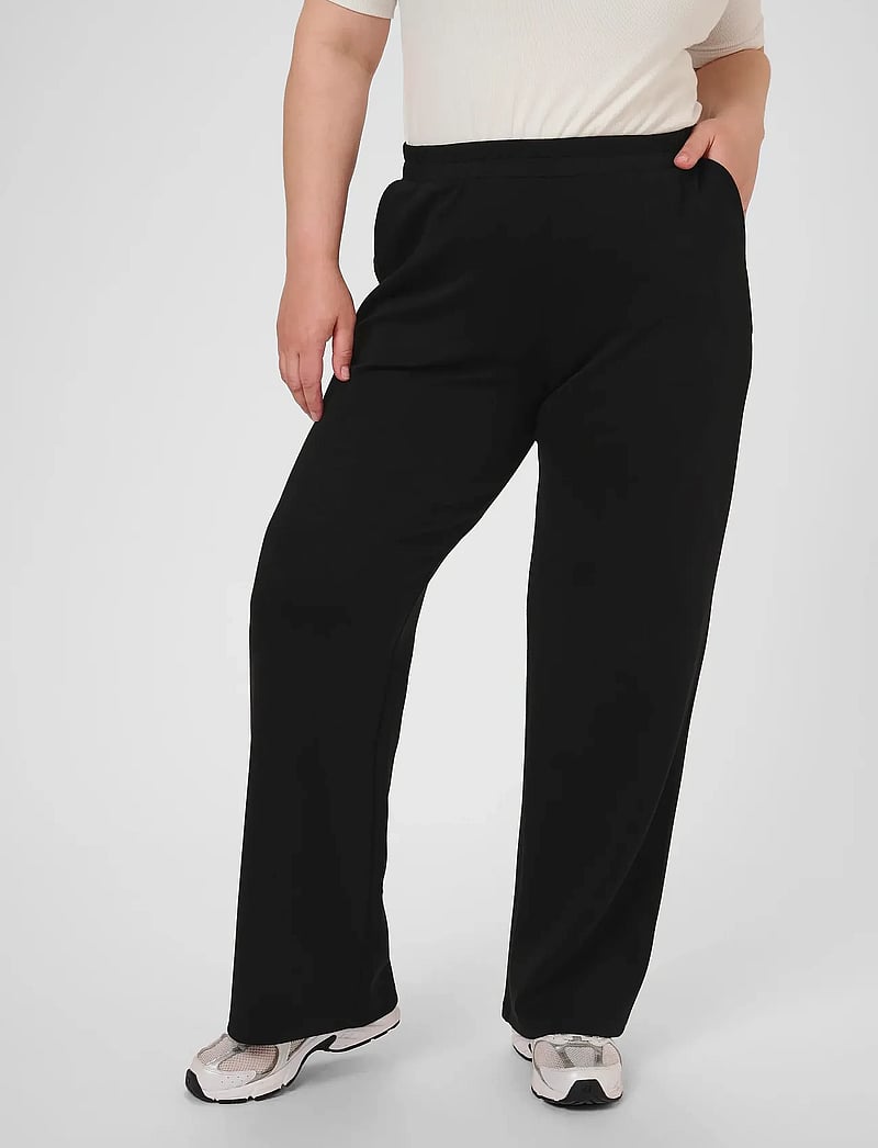 Kaffe Curve - KCannita Sweat Pants - hverdags stil - black deep - 0
