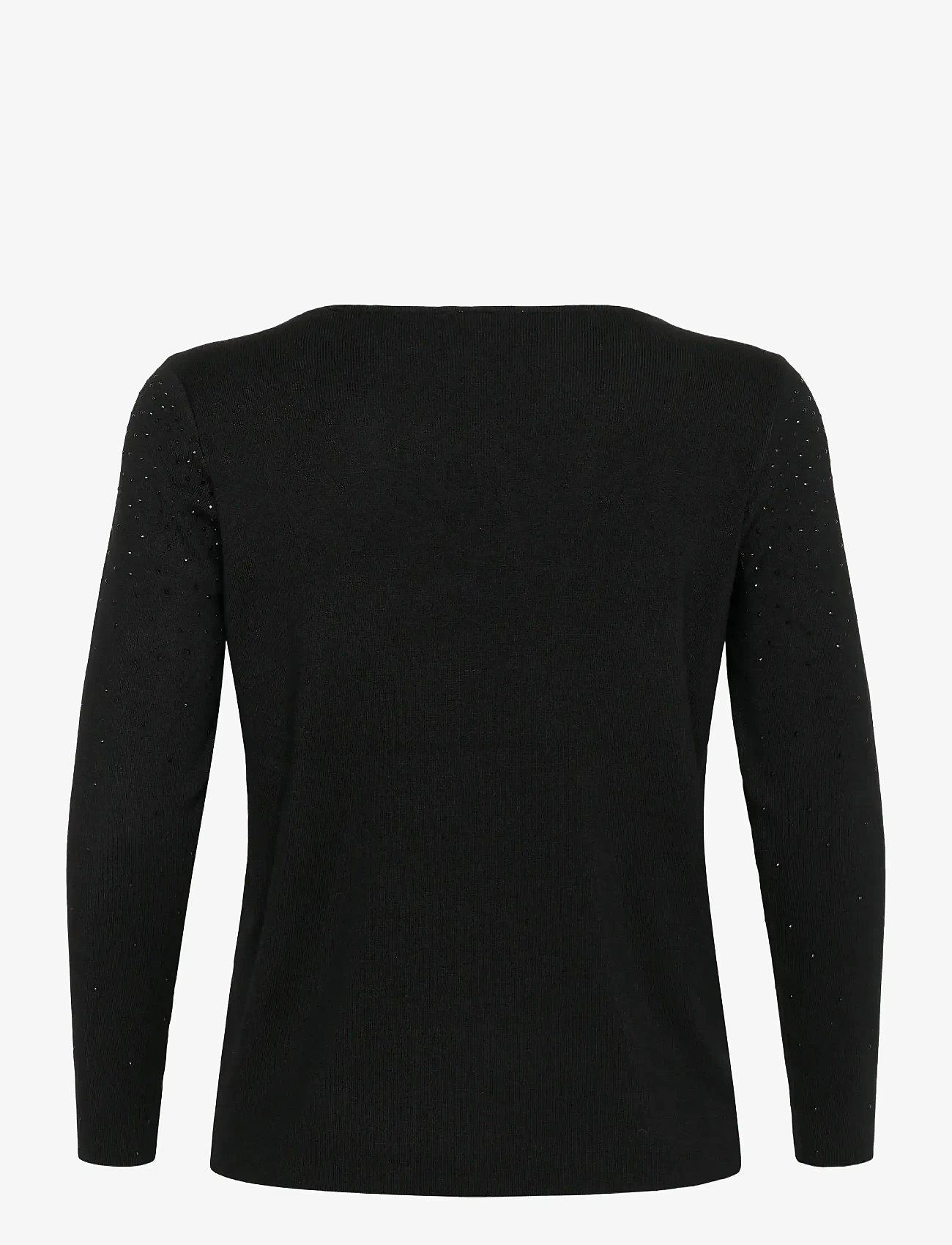 Kaffe Curve - KCmina Knit Pullover - efterårstøj - black deep - 2