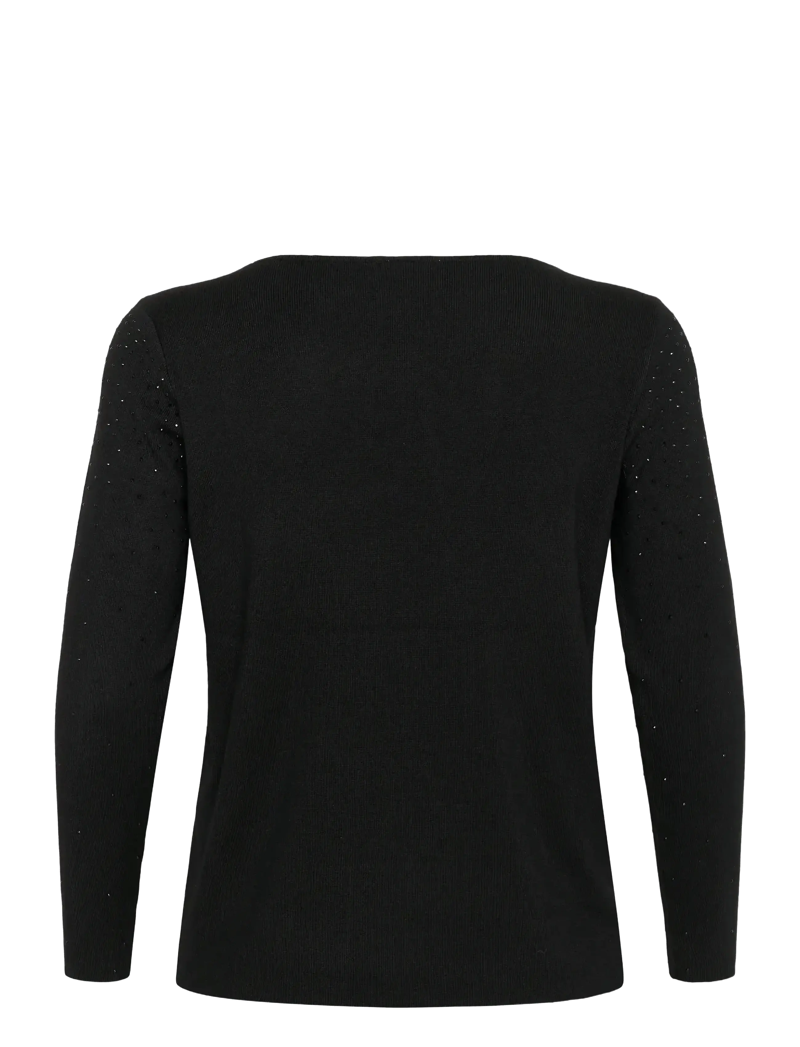 Kaffe Curve - KCmina Knit Pullover - strikkegensere - black deep - 2