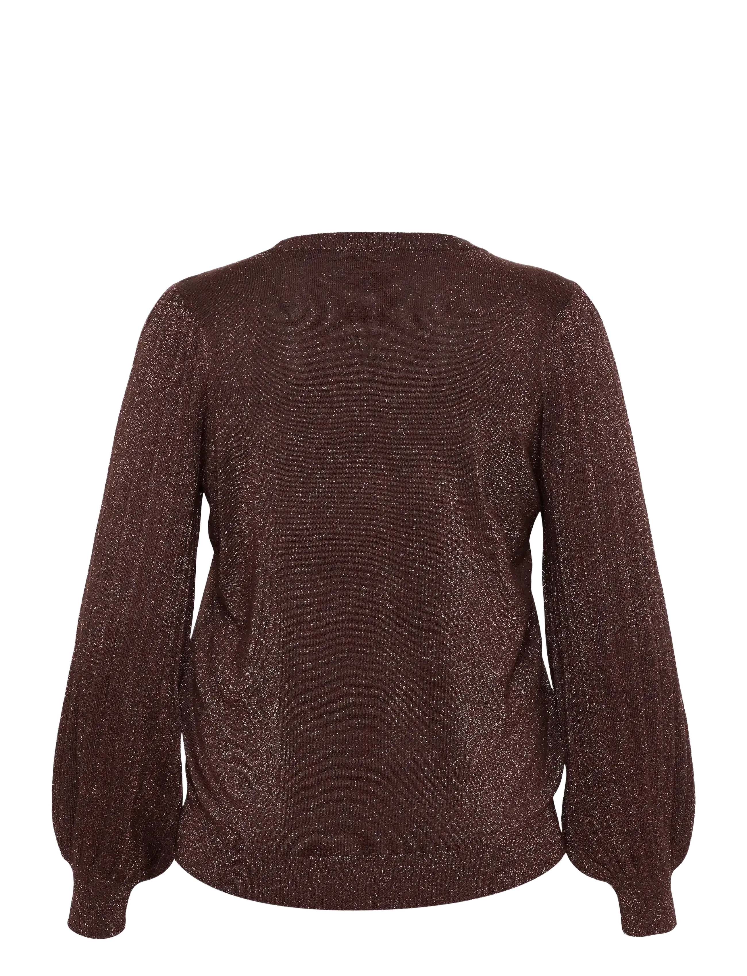 Kaffe Curve - KCregitta Pleat LS Pullover - trøjer - black coffee - 2