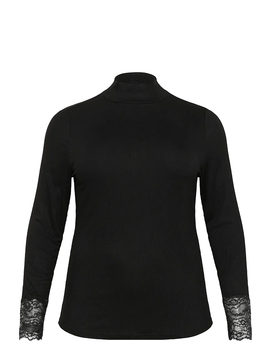 Kaffe Curve - KComia Turtleneck T-Shirt - black deep - 0