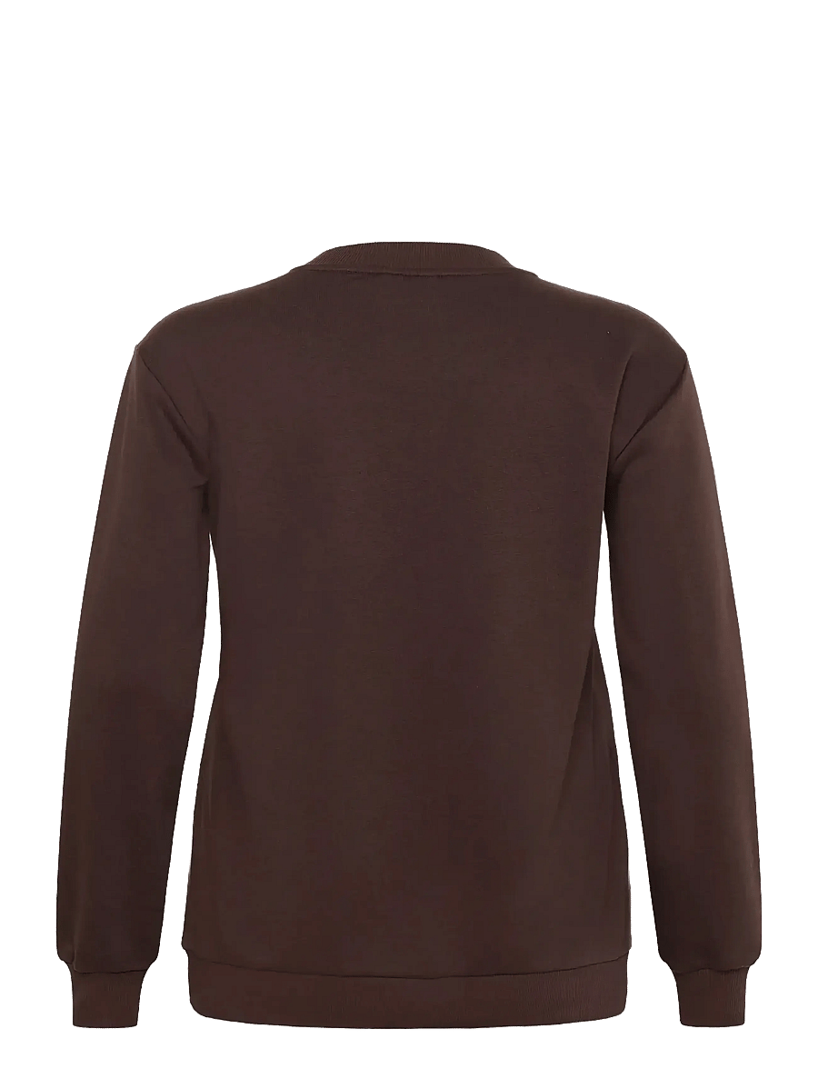 Kaffe Curve - KCelise Sweatshirt - bluzy bez kaptura - black coffee - 2