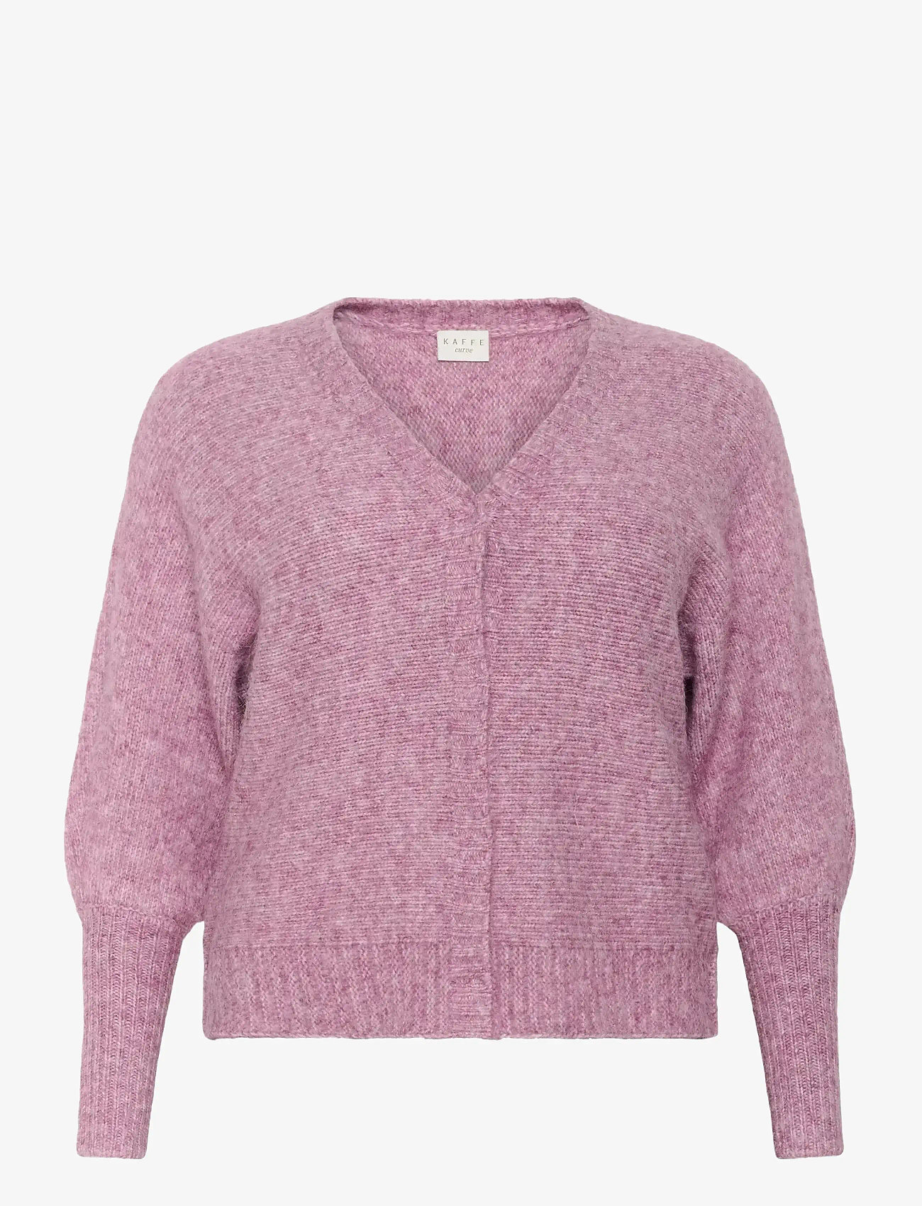 Kaffe Curve - KCluma Knit Cardigan - cardigans - tulipwood melange - 1
