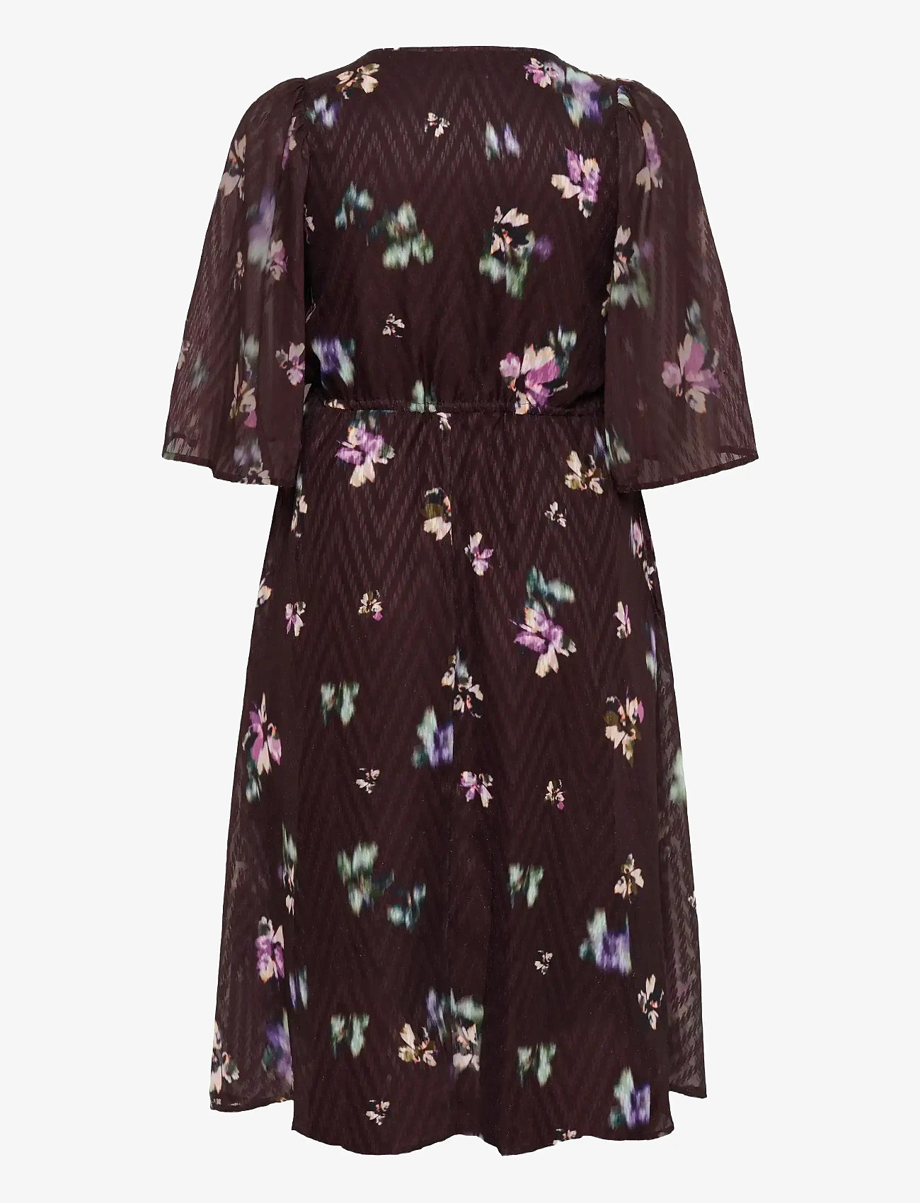 Kaffe Curve - KCclara Dress - sommerkleider - black coffee/multi col.flowers - 1