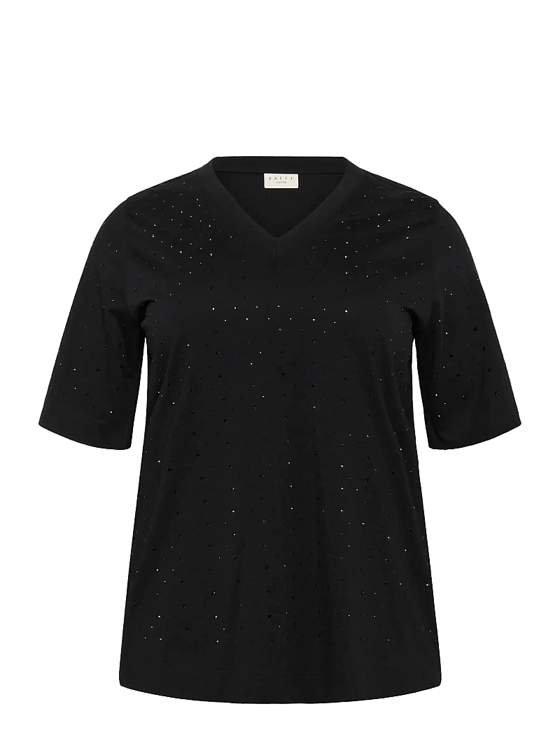 Kaffe Curve - KCphoelina T-Shirt - t-shirts - black deep - 1