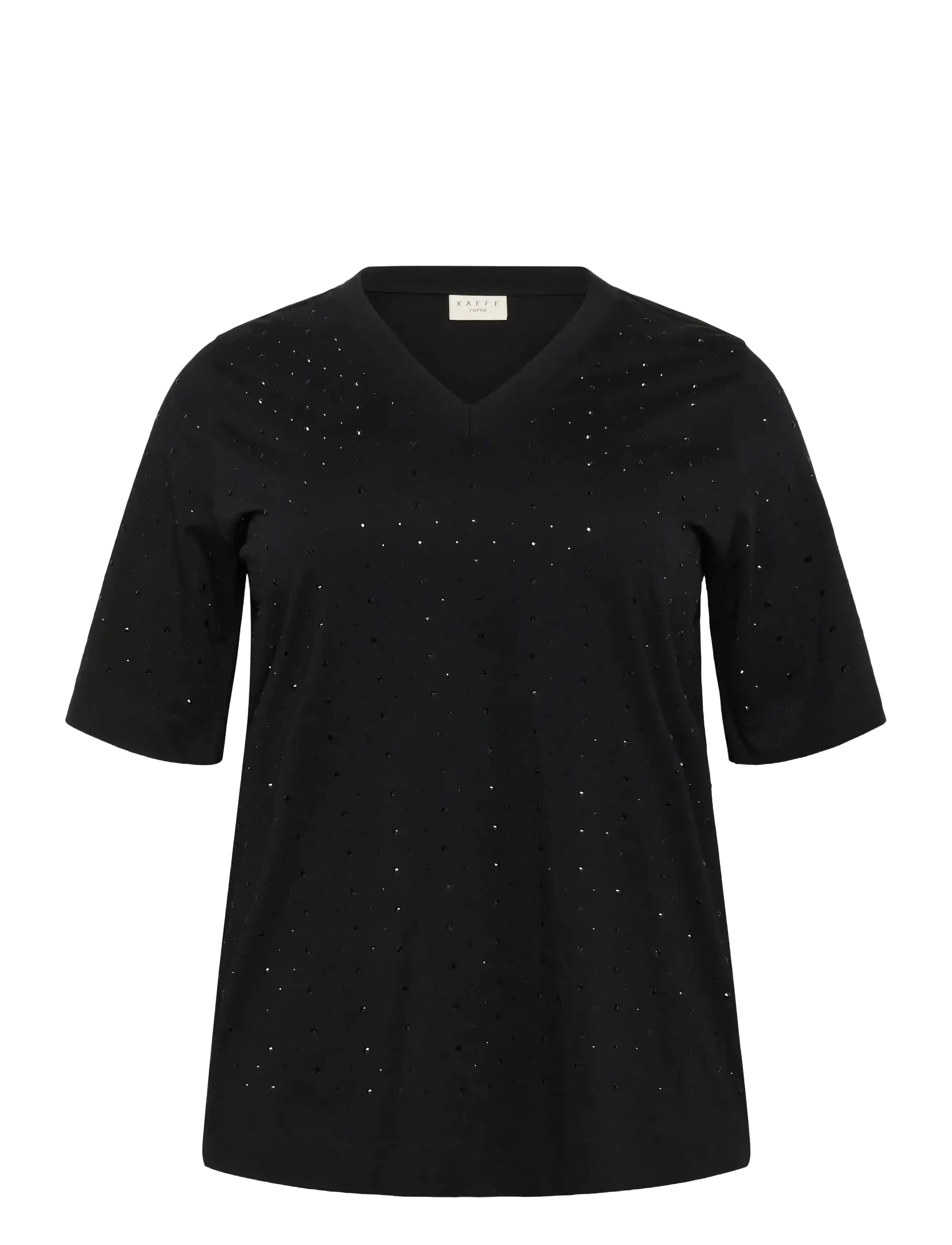 Kaffe Curve KCphoelina T-Shirt - Kaffe Curve - BLACK DEEP / black