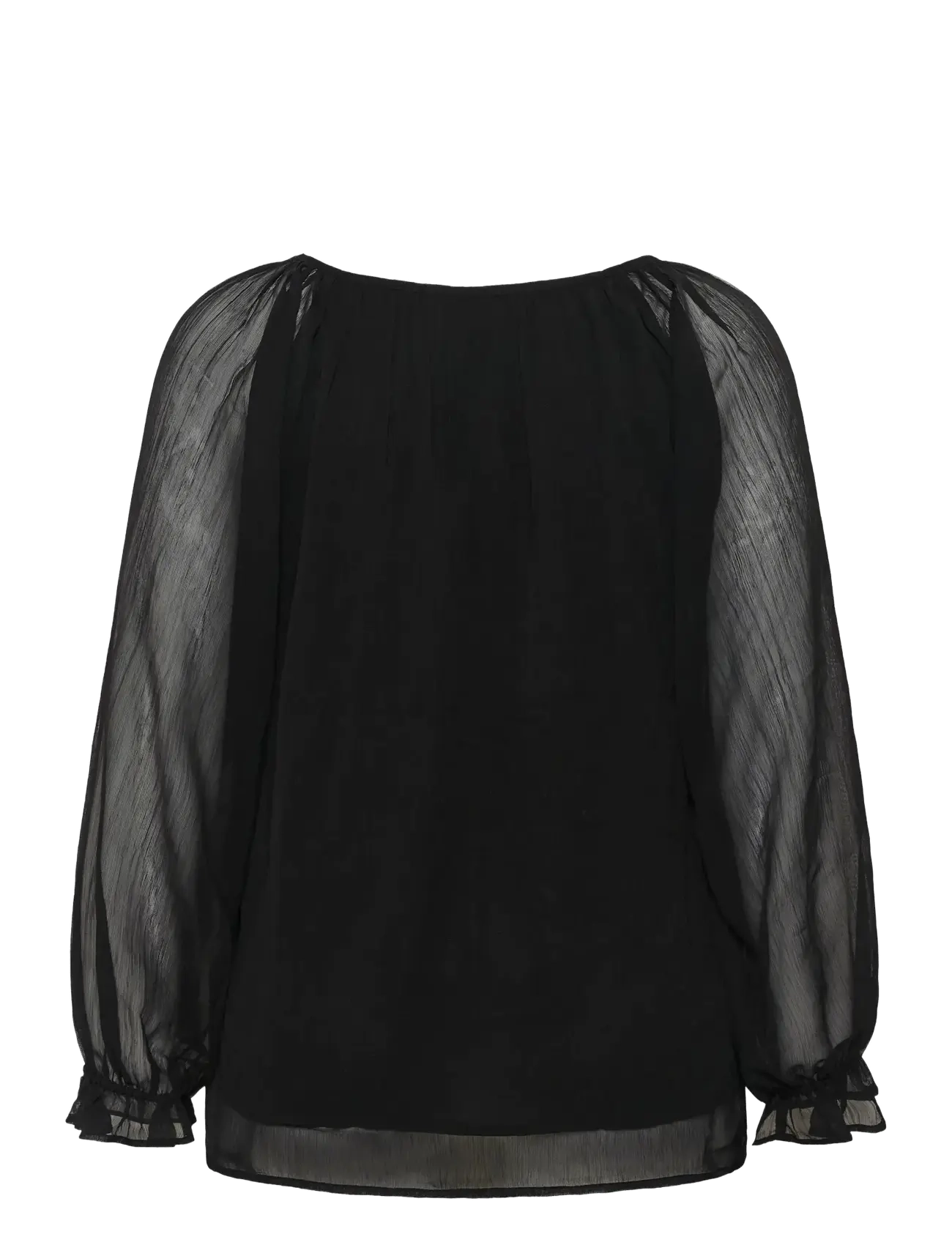 Kaffe Curve - KCmilanna Blouse - langärmlige blusen - black deep - 2