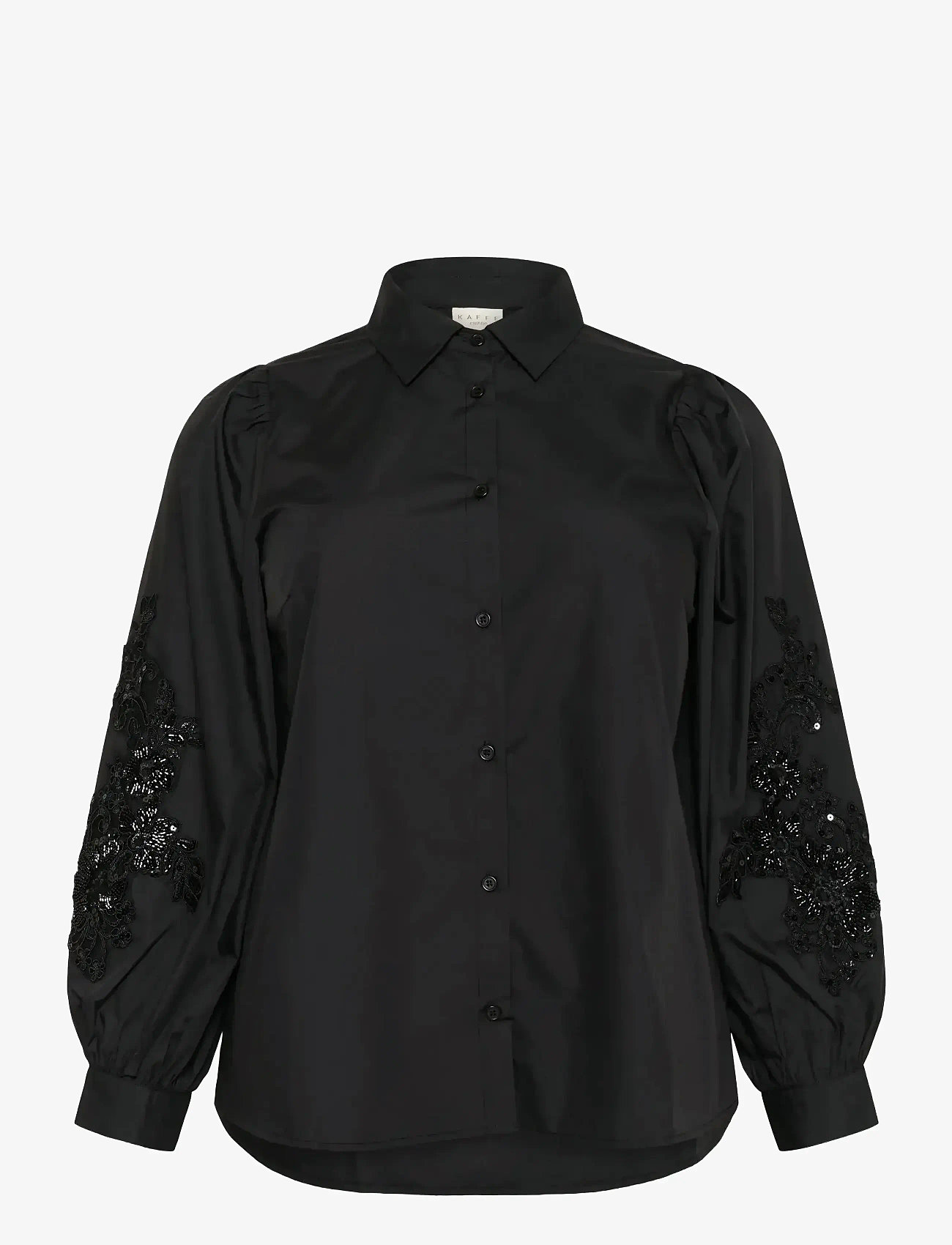 Kaffe Curve - KCnicky Shirt - pikkade varrukatega särgid - black deep - 1