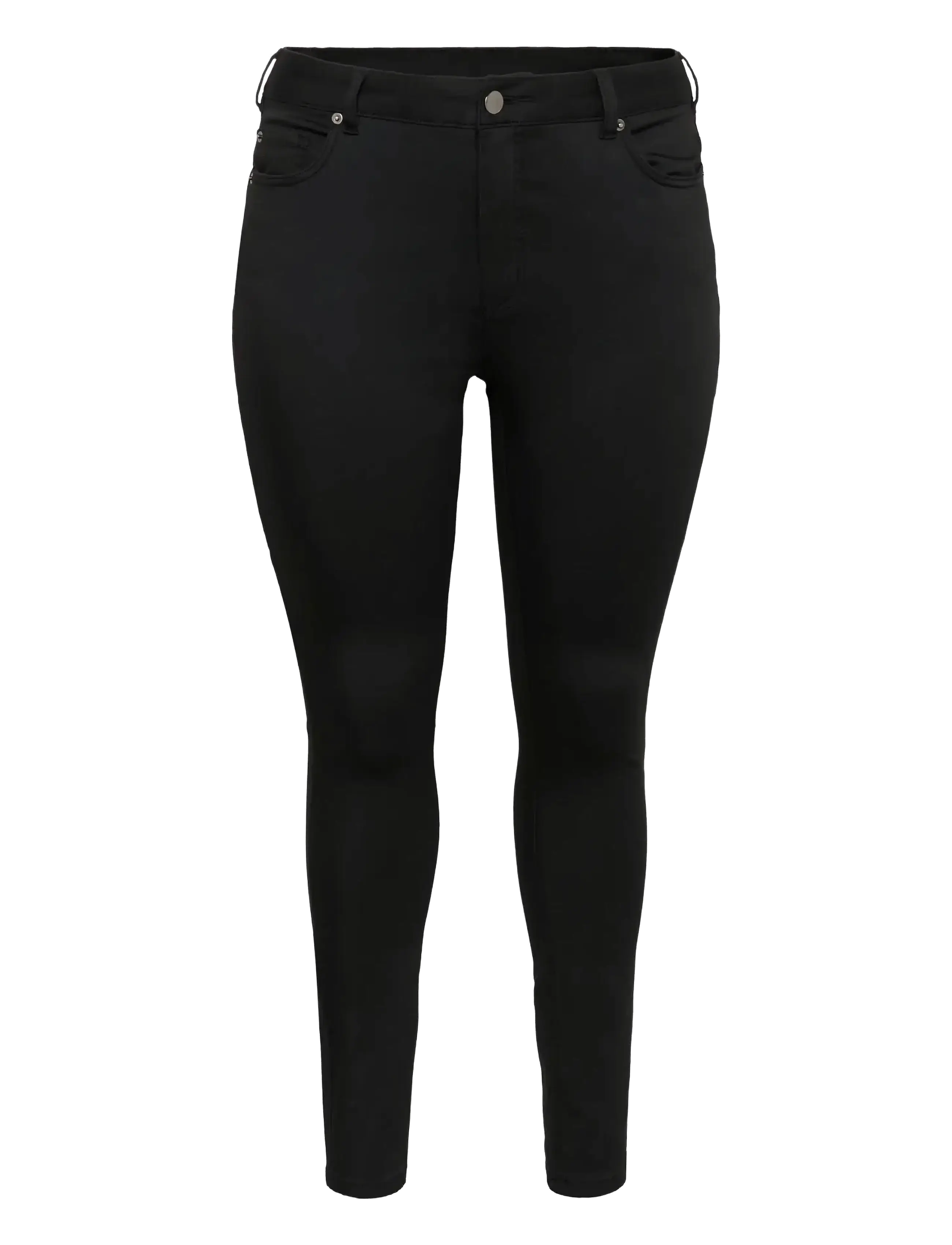 Kaffe Curve KClena Slim Jeans - Kitsad teksad - BLACK DEEP / black