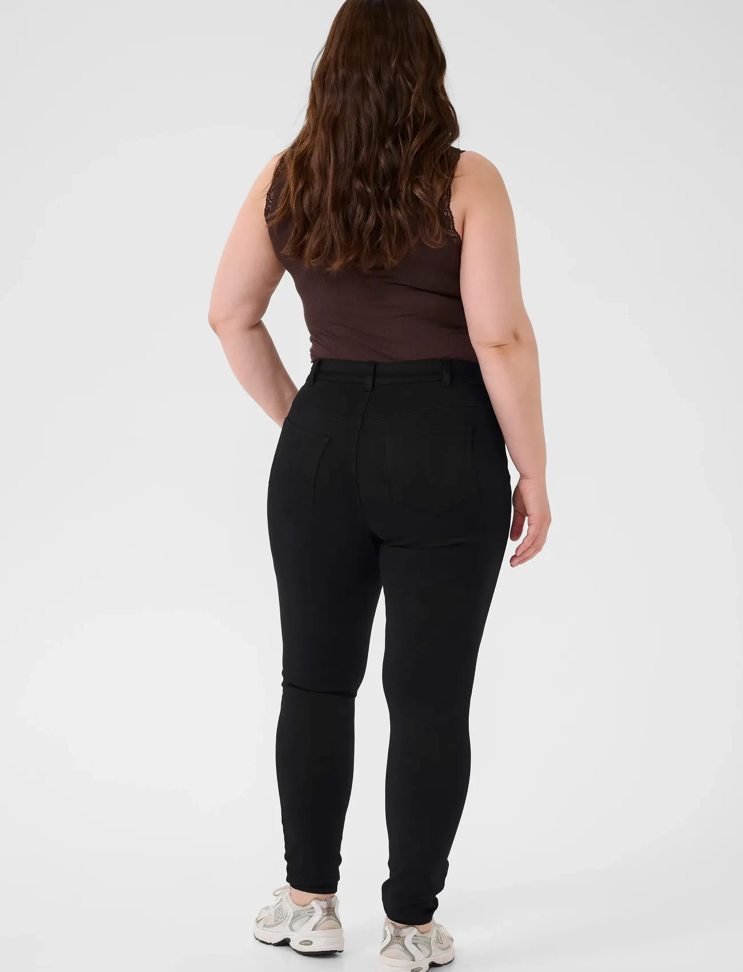 Kaffe Curve - KClena Slim Jeans - black deep - 4
